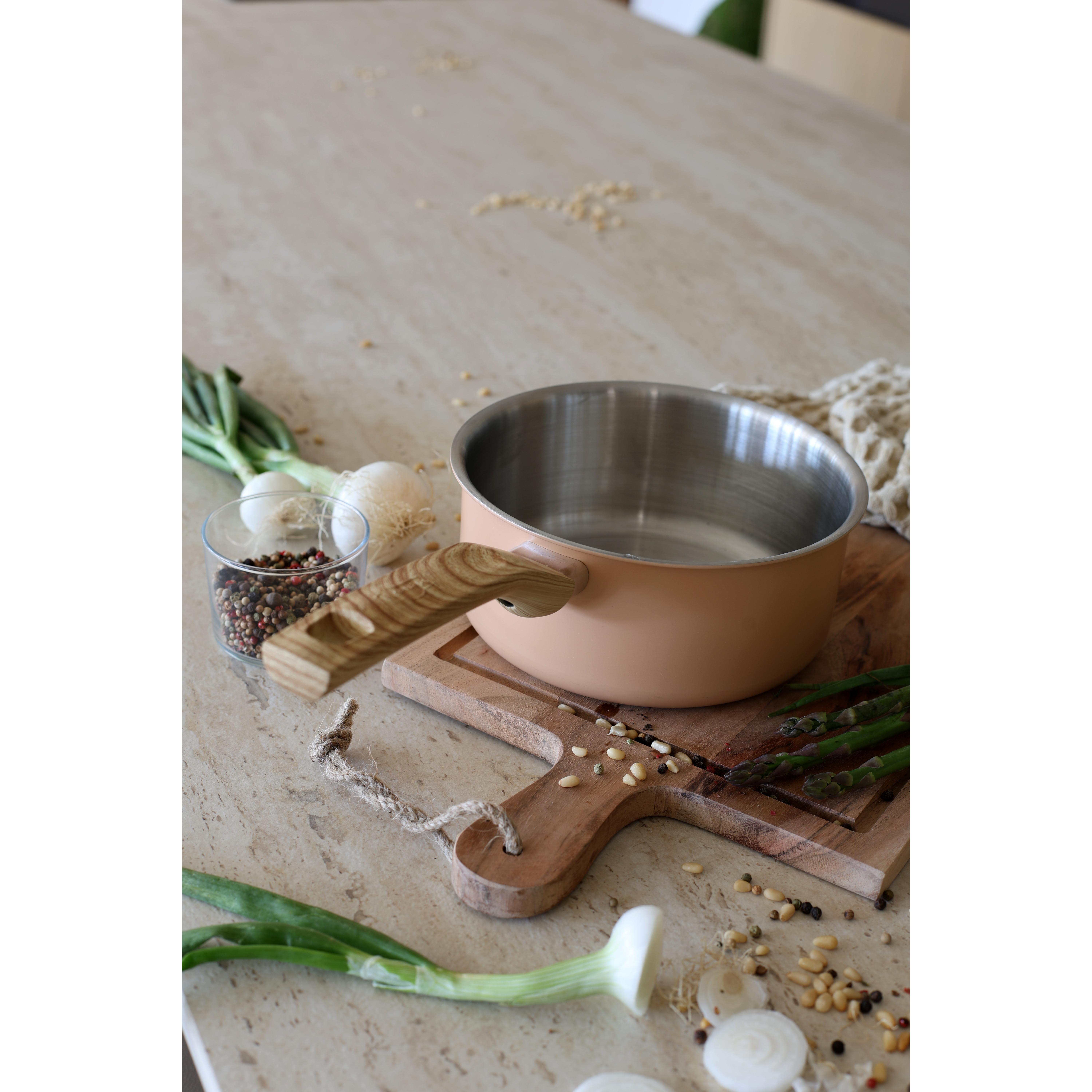 Voir la diapositive 11 : LEBRUN Casserole 18cm en aluminium et inox menastyl