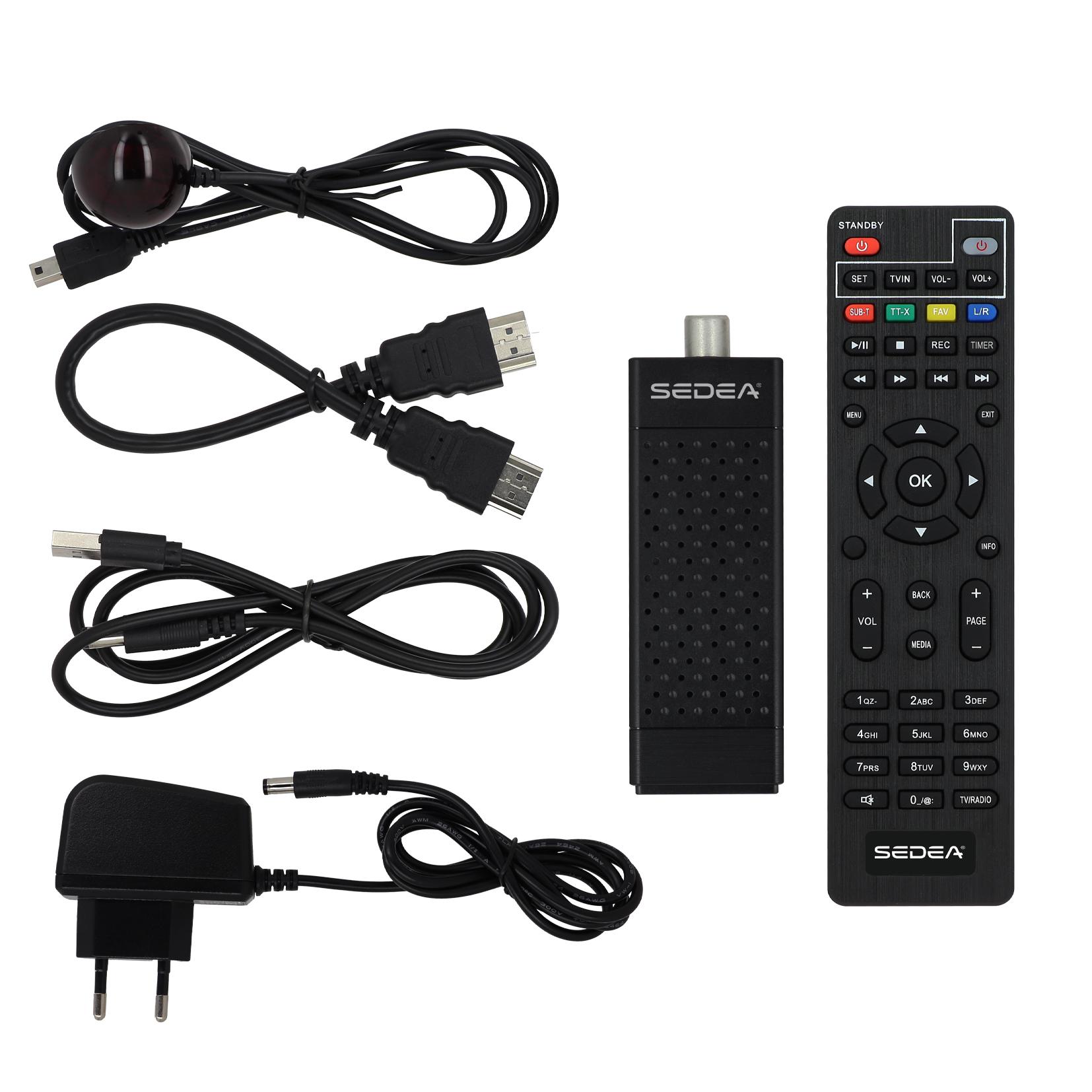 Voir la diapositive 3 : SEDEA Récepteur Mini DVB T2-SN370HD