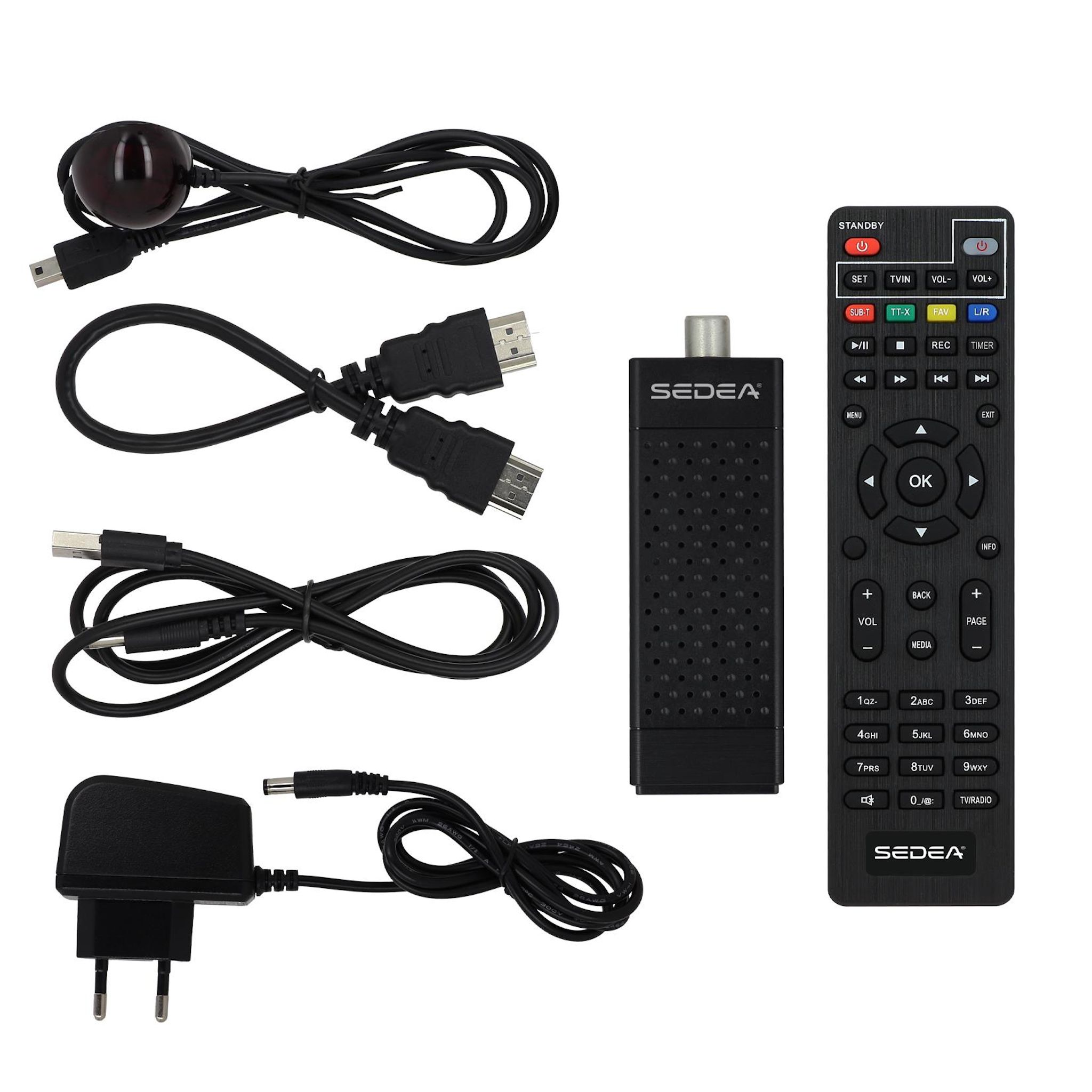 Voir la diapositive 3 : SEDEA Récepteur Mini DVB T2-SN370HD