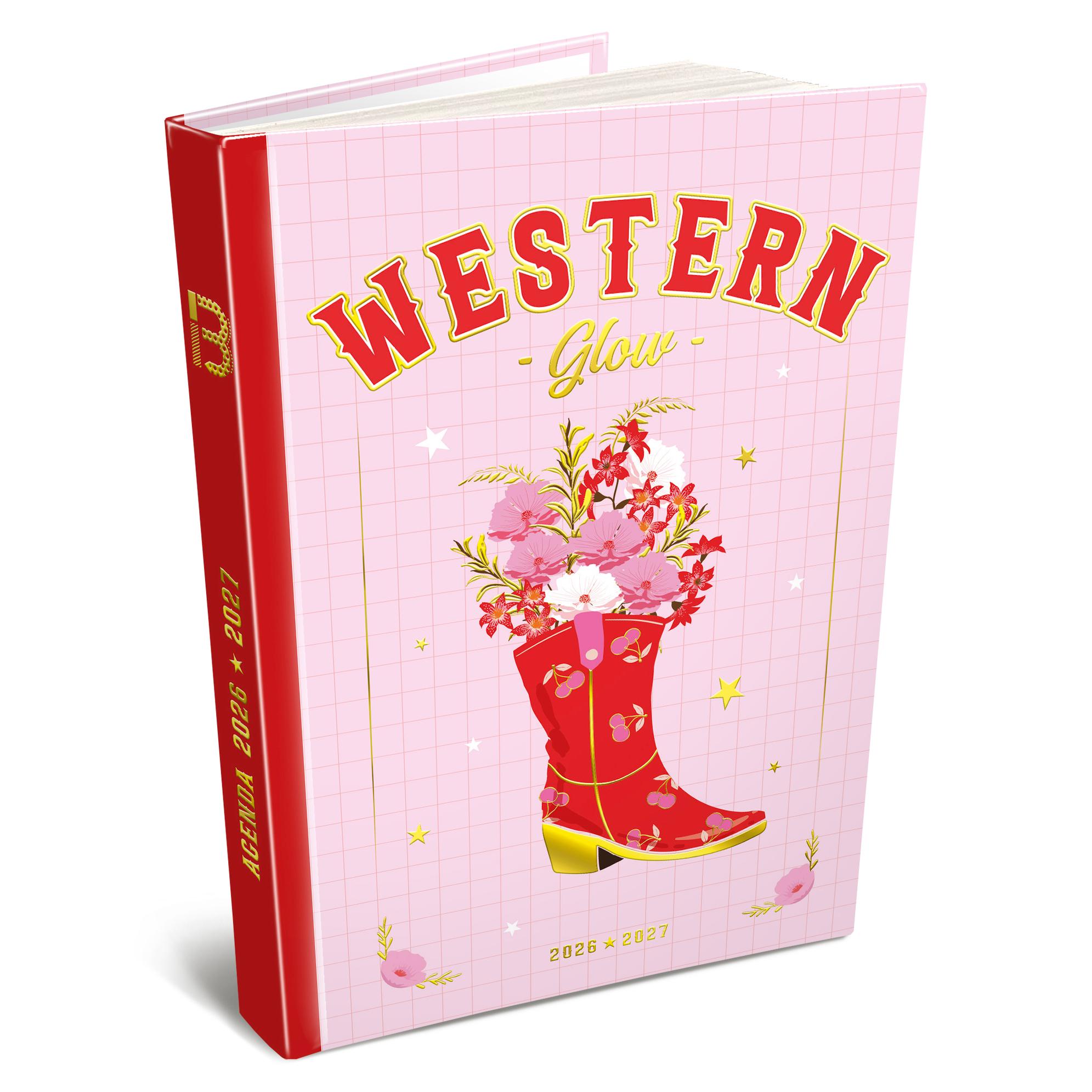 Agenda Western 12.5x17.5 - 320 pages - pelliculage mat+Dorure