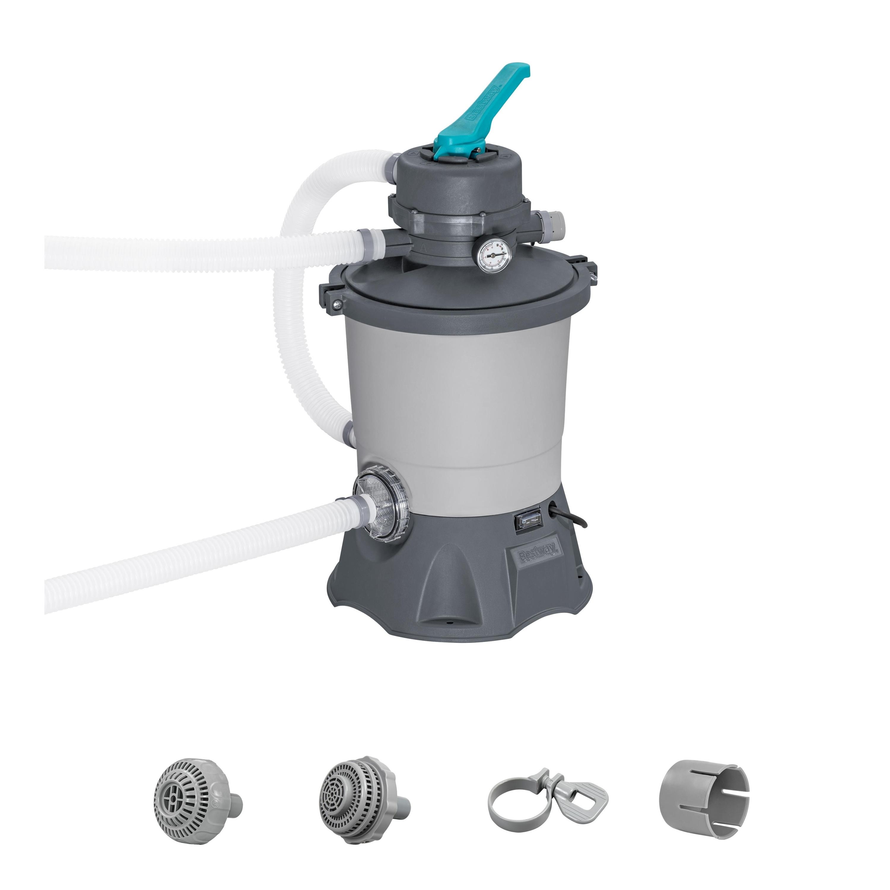 Voir la diapositive 2 : BESTWAY Filtre sable 3m3p/ piscine jusque 18m3
