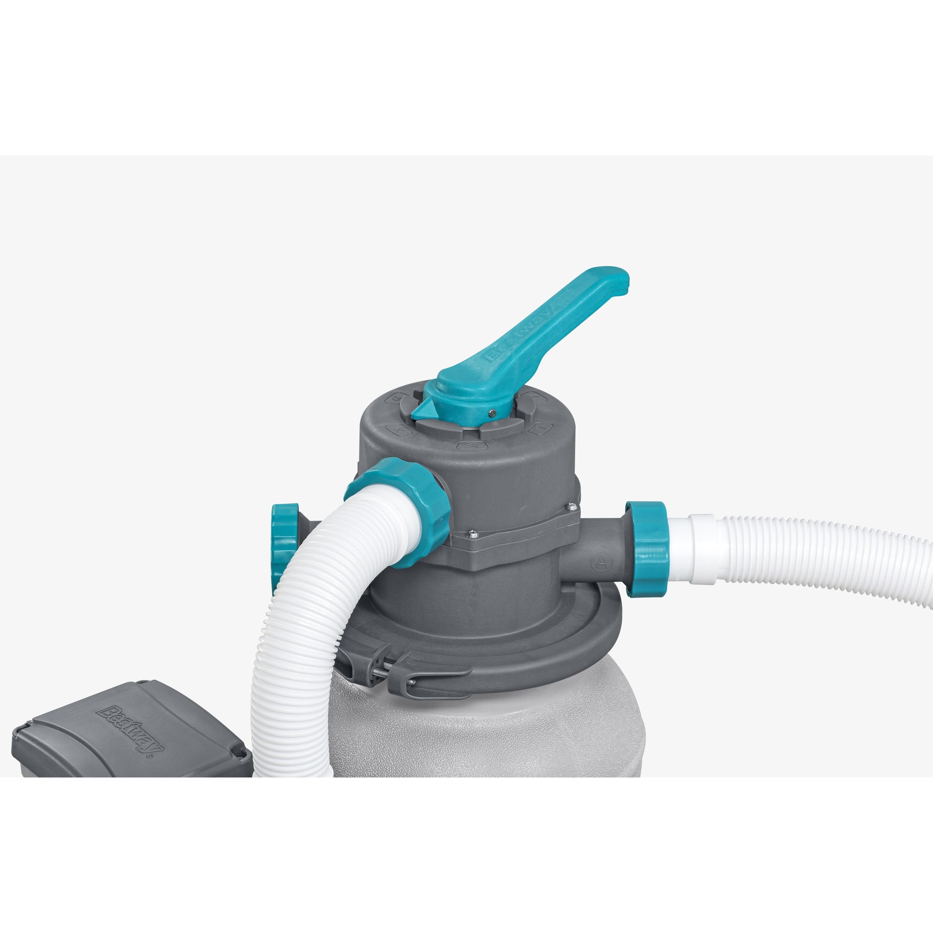Voir la diapositive 6 : BESTWAY Filtre sable 5,6m3p/ piscine jusque 42m3