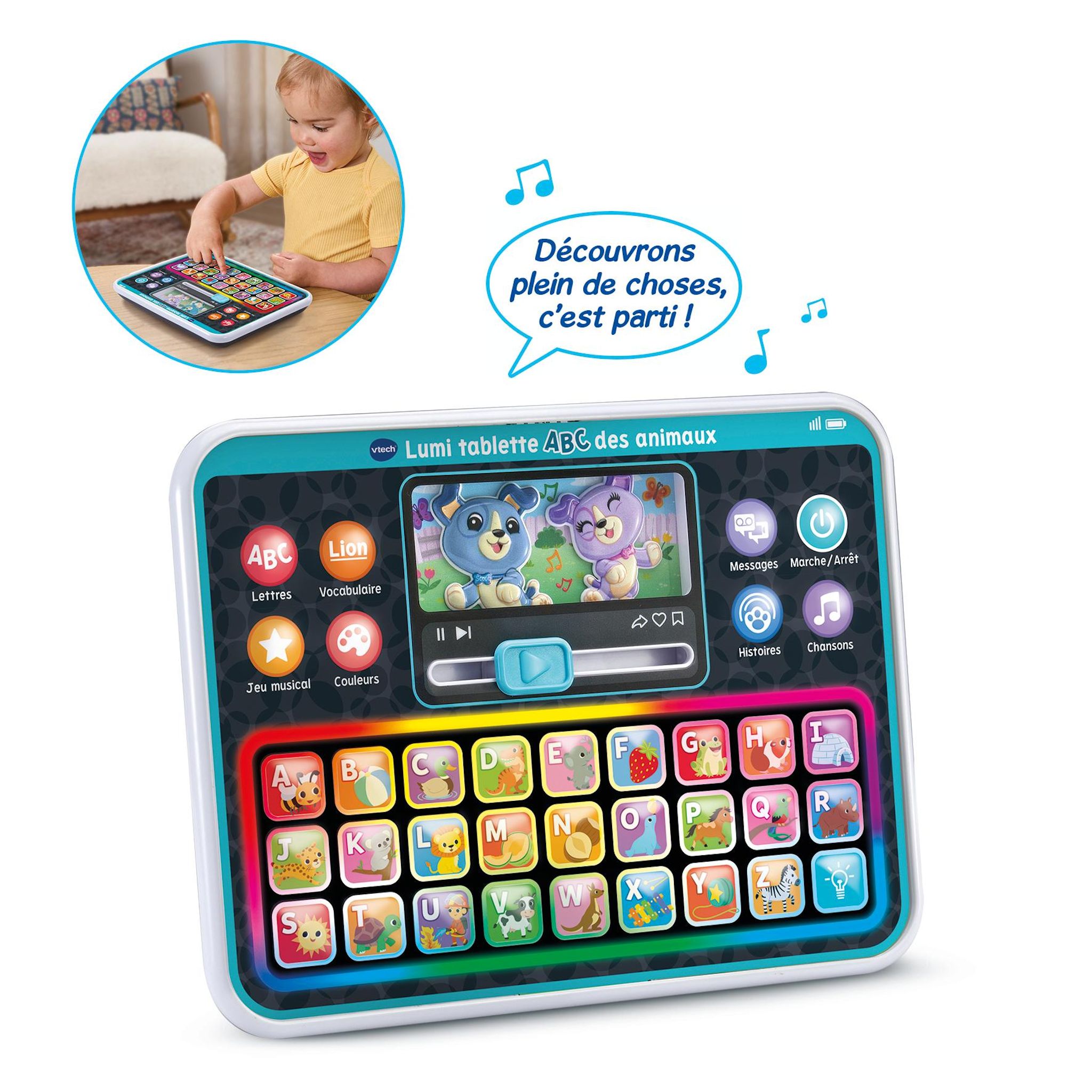 VTECH Lumi tablette ABC Animaux