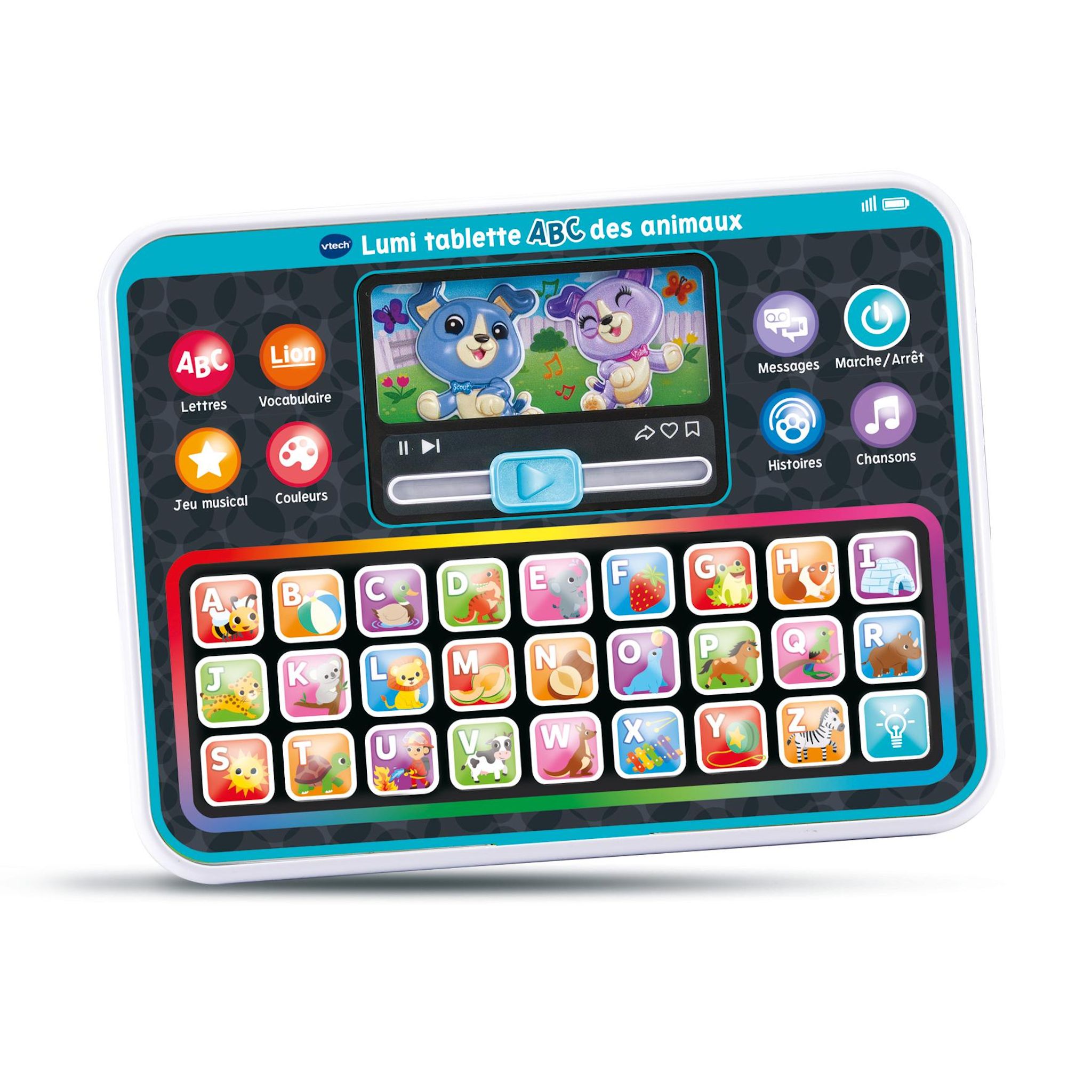 Voir la diapositive 2 : VTECH Lumi tablette ABC Animaux