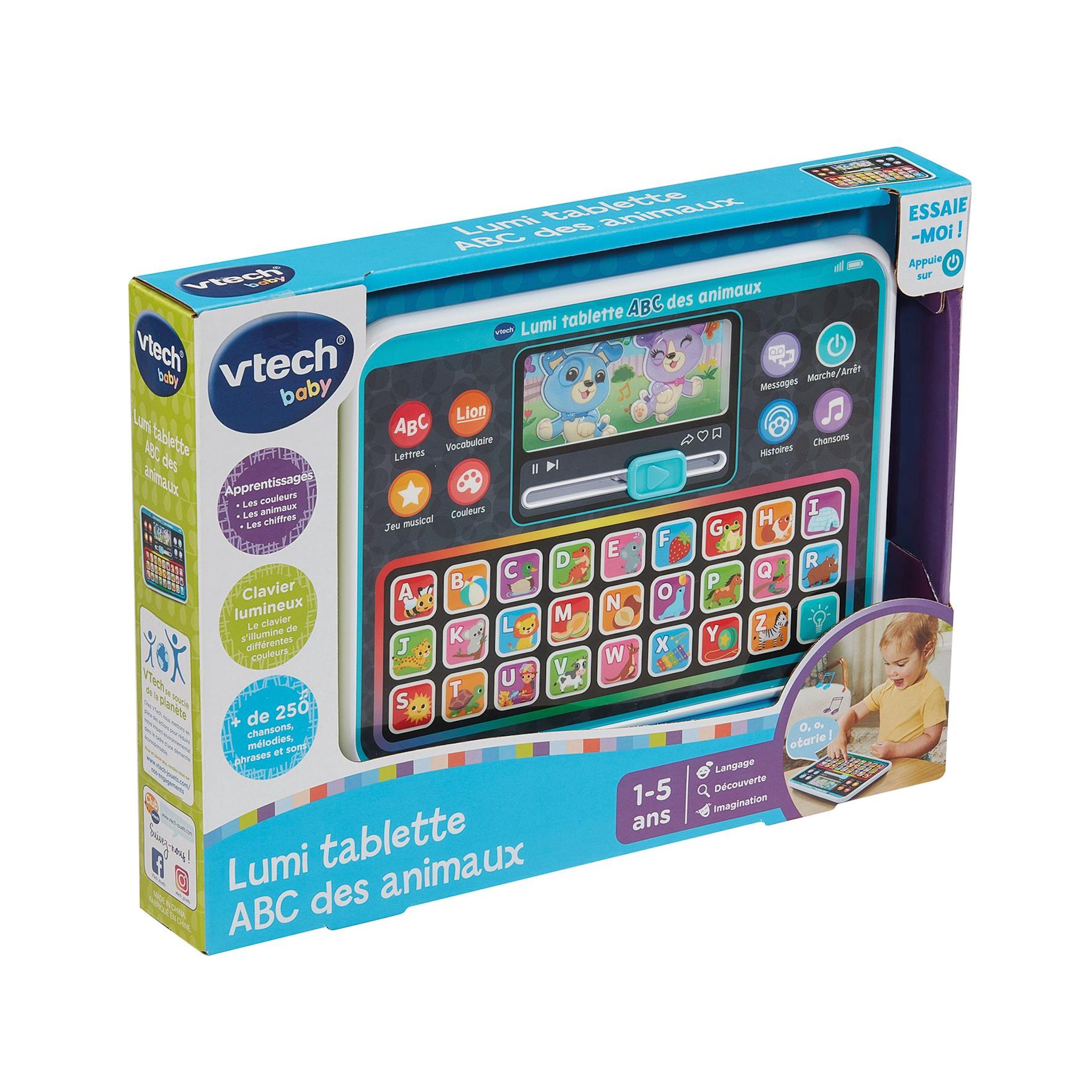 Voir la diapositive 7 : VTECH Lumi tablette ABC Animaux