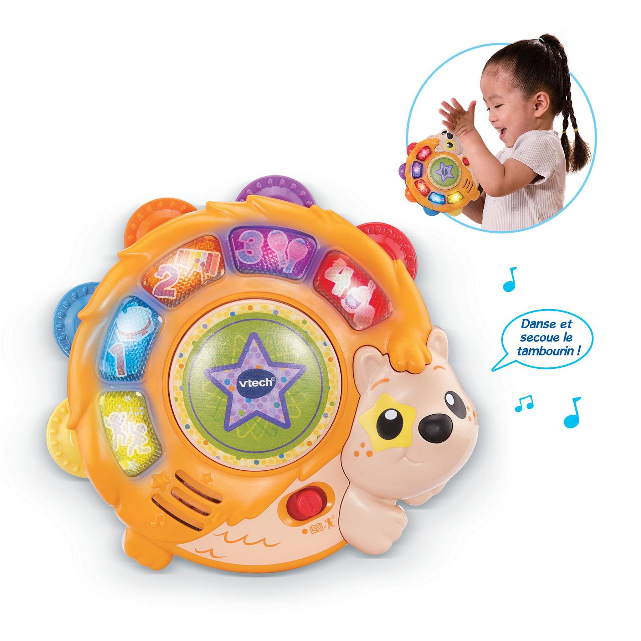 VTECH Super Tambourin Lumi magique