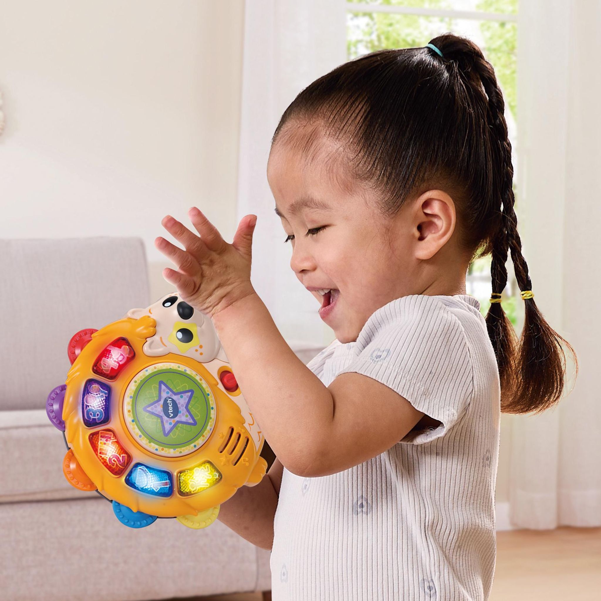 Voir la diapositive 3 : VTECH Super Tambourin Lumi magique