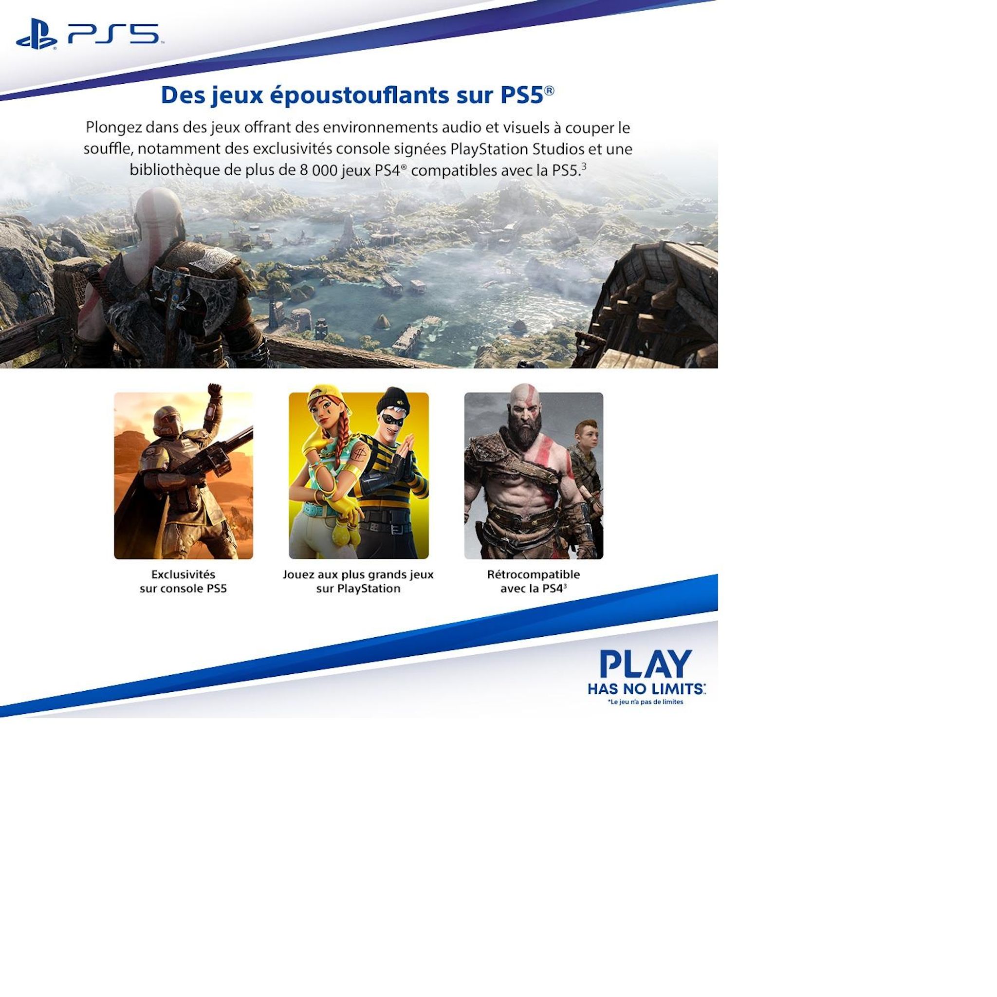 Voir la diapositive 4 : SONY Console Playstation 5 Standard Châssis E