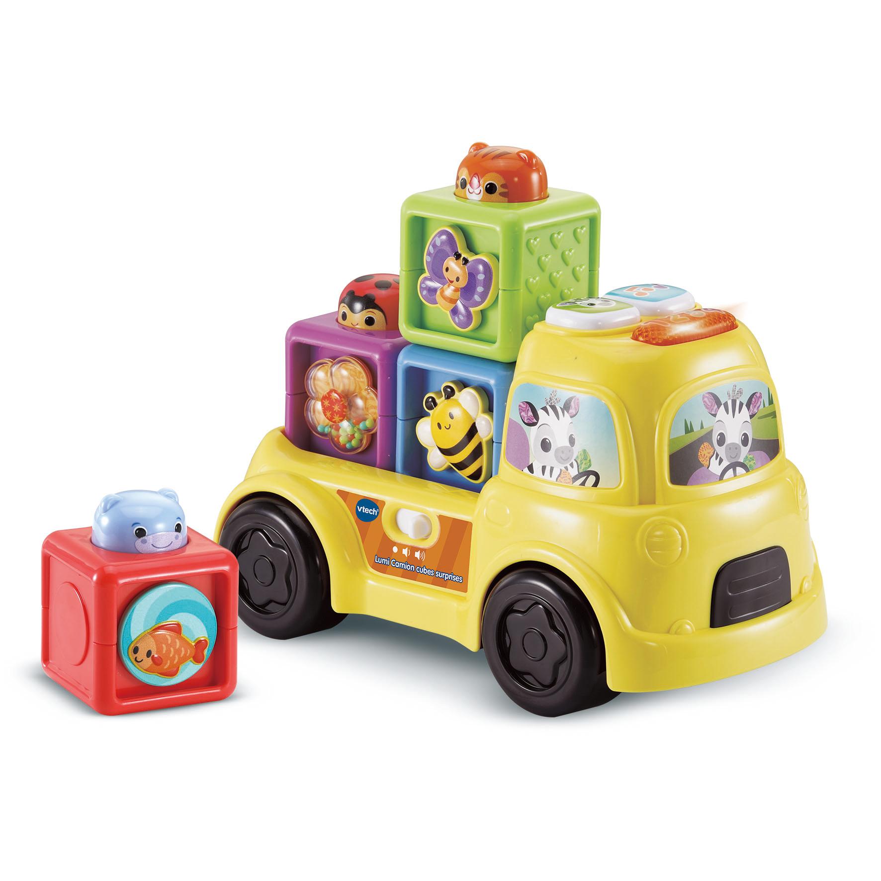 Voir la diapositive 2 : VTECH Lumi camion cubes
