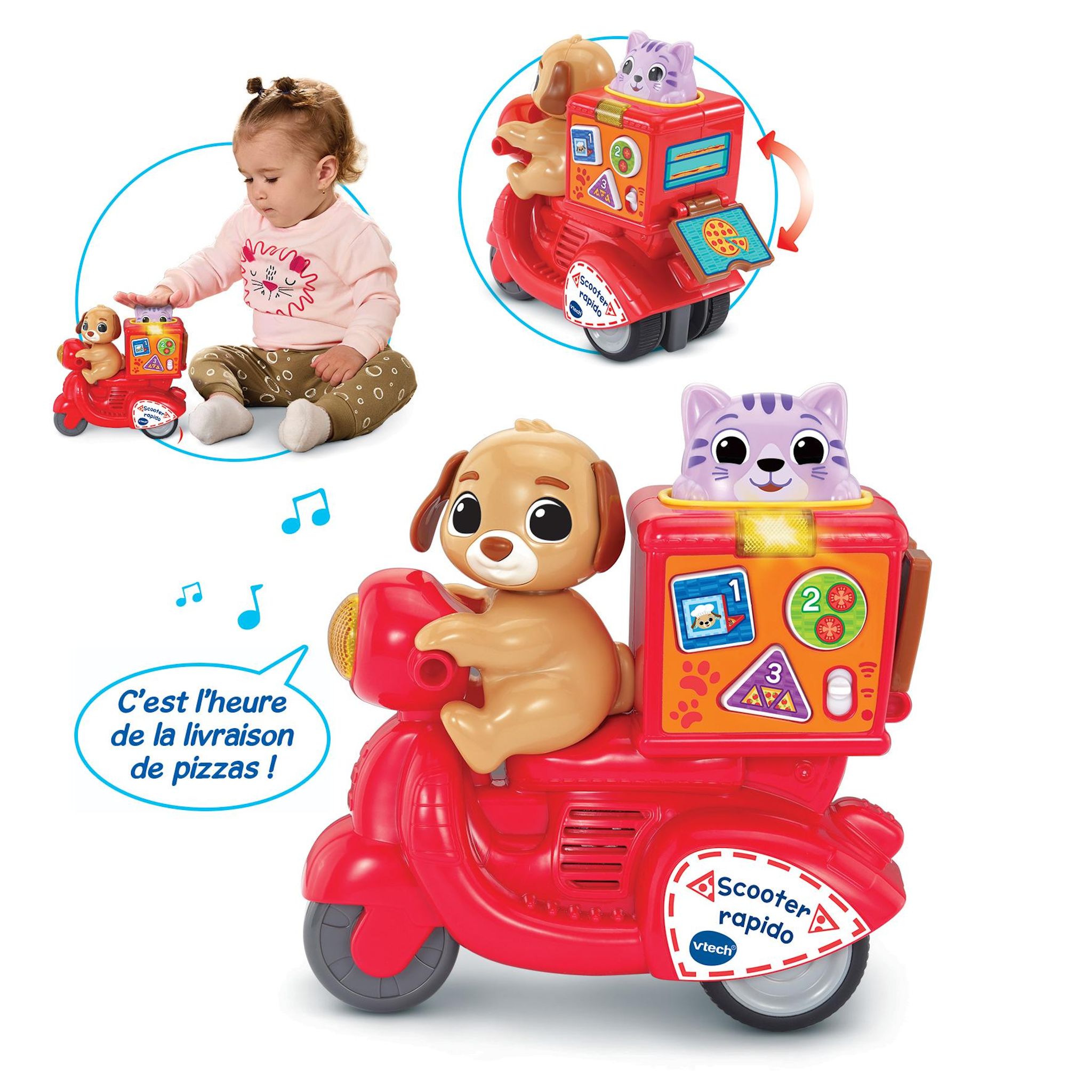 VTECH Press & Go Scooter Rapido