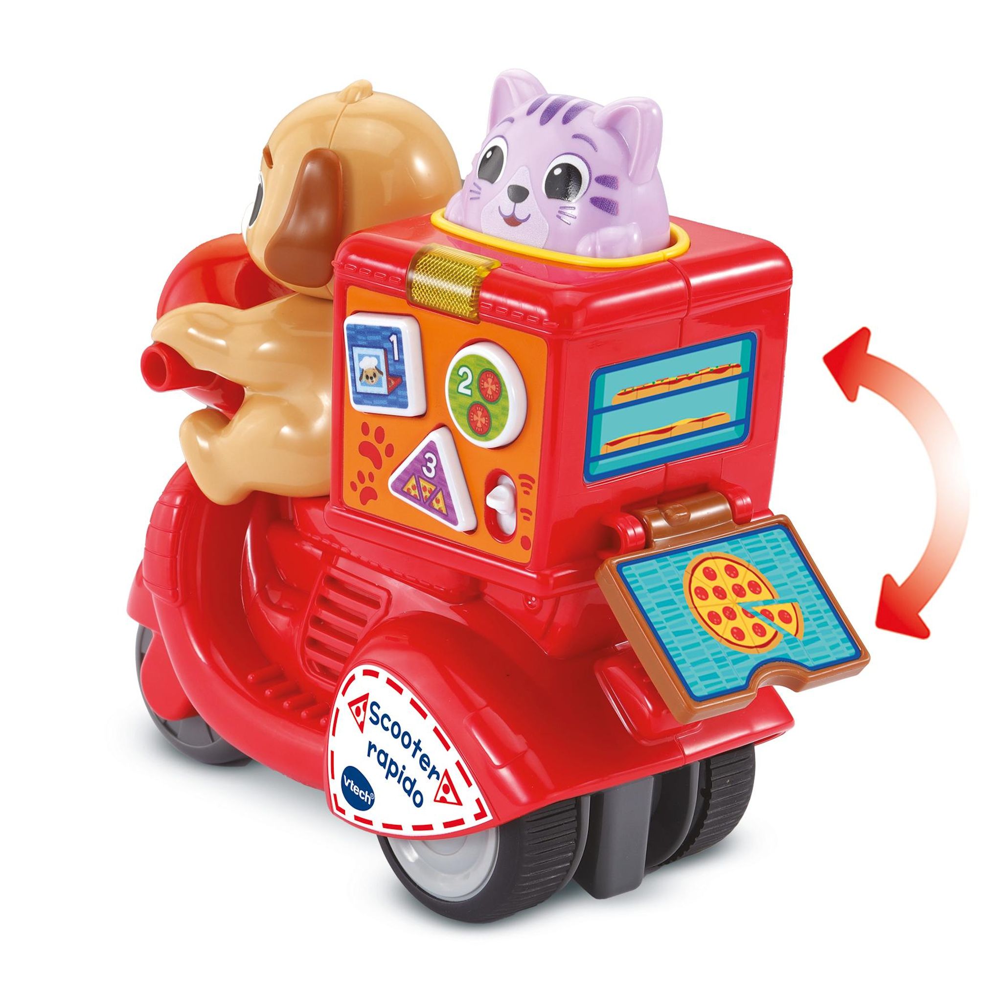 Voir la diapositive 5 : VTECH Press & Go Scooter Rapido
