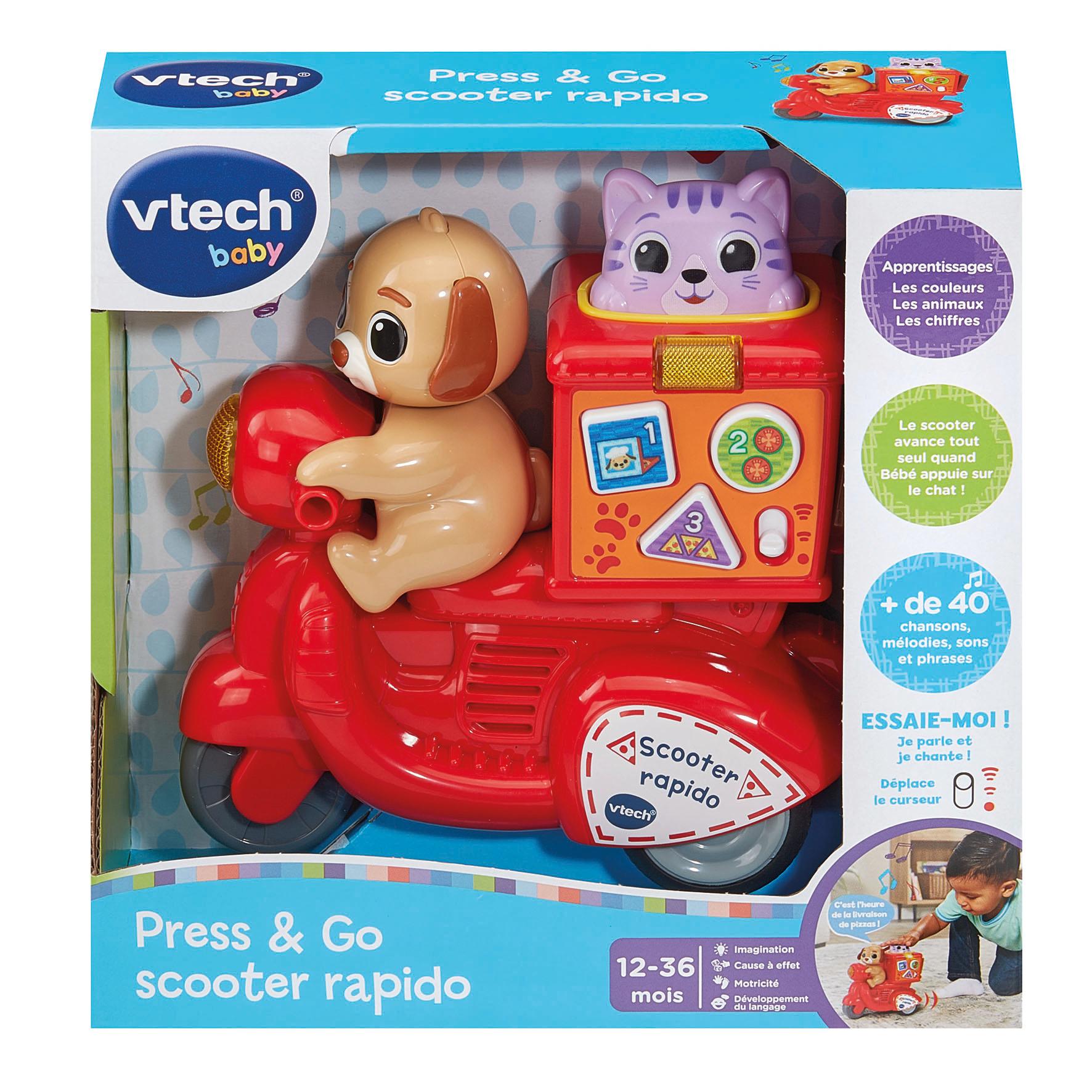 Voir la diapositive 6 : VTECH Press & Go Scooter Rapido