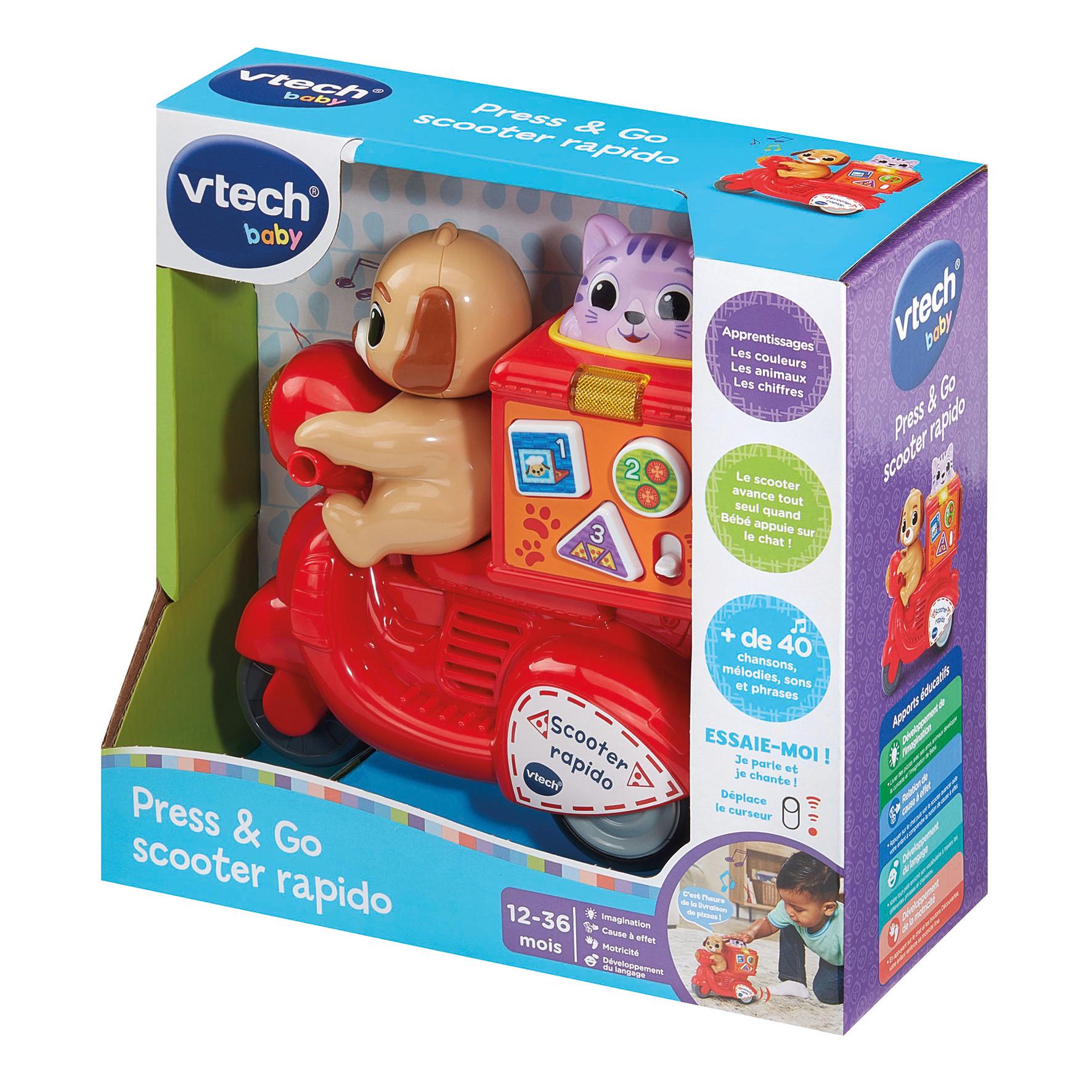 Voir la diapositive 8 : VTECH Press & Go Scooter Rapido