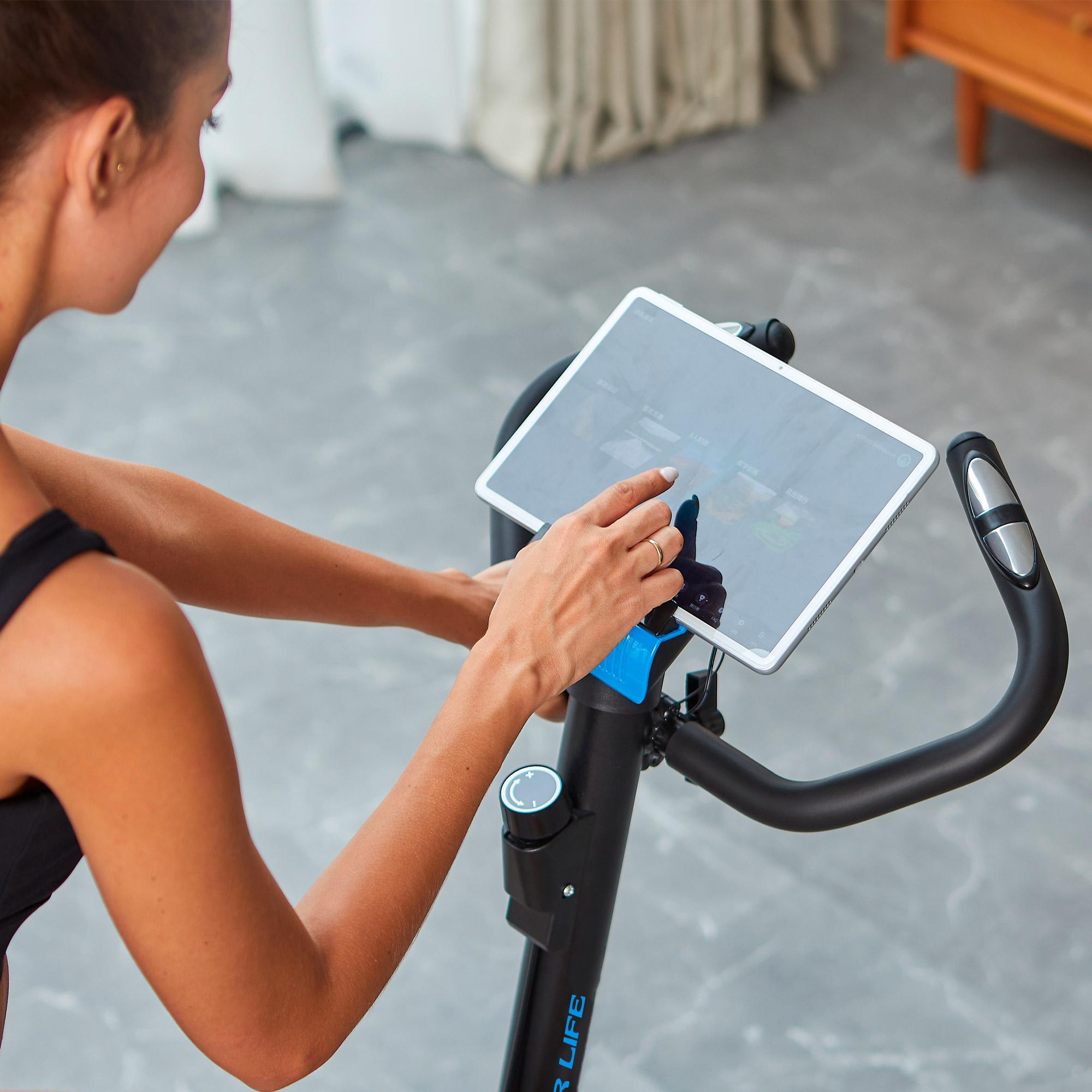 Voir la diapositive 3 : YOGHI Vélo d'appartement connecté V5 - Noir