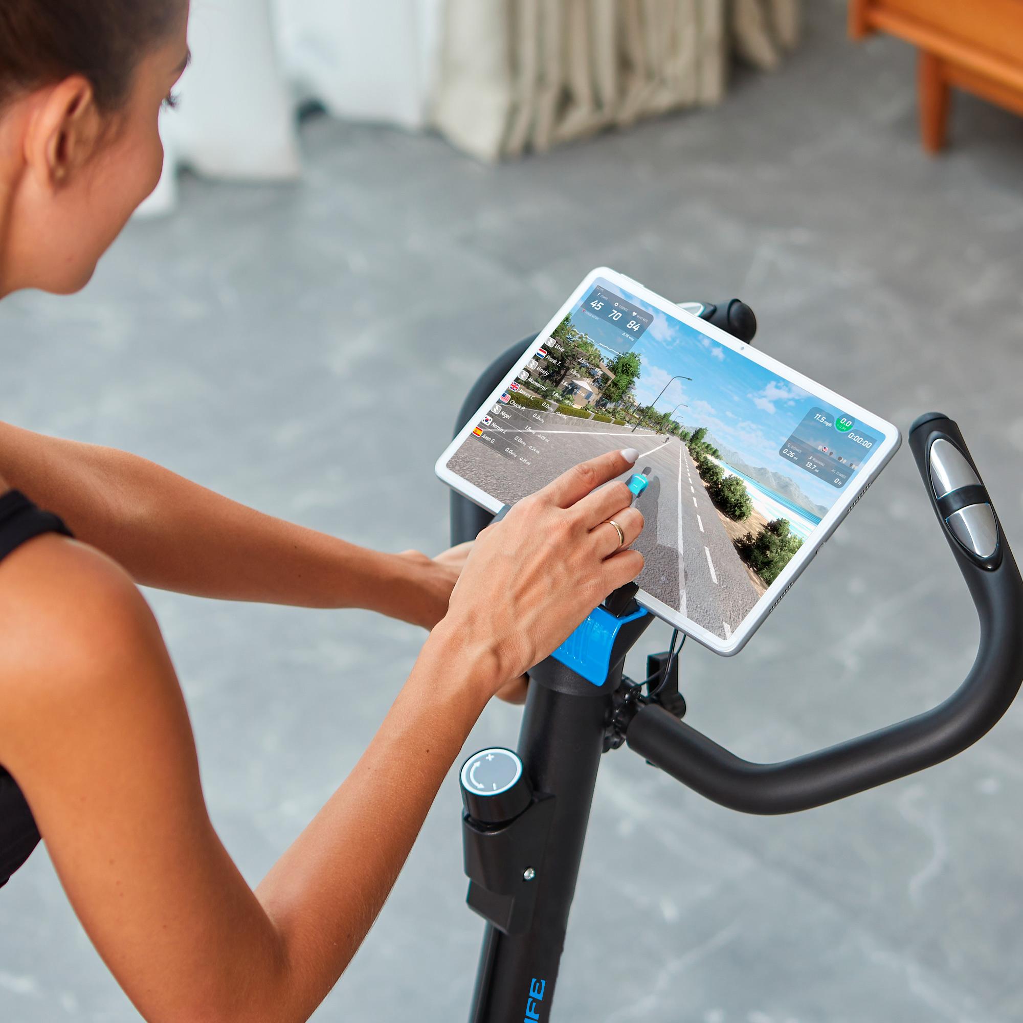 Voir la diapositive 6 : YOGHI Vélo d'appartement connecté V5 - Noir