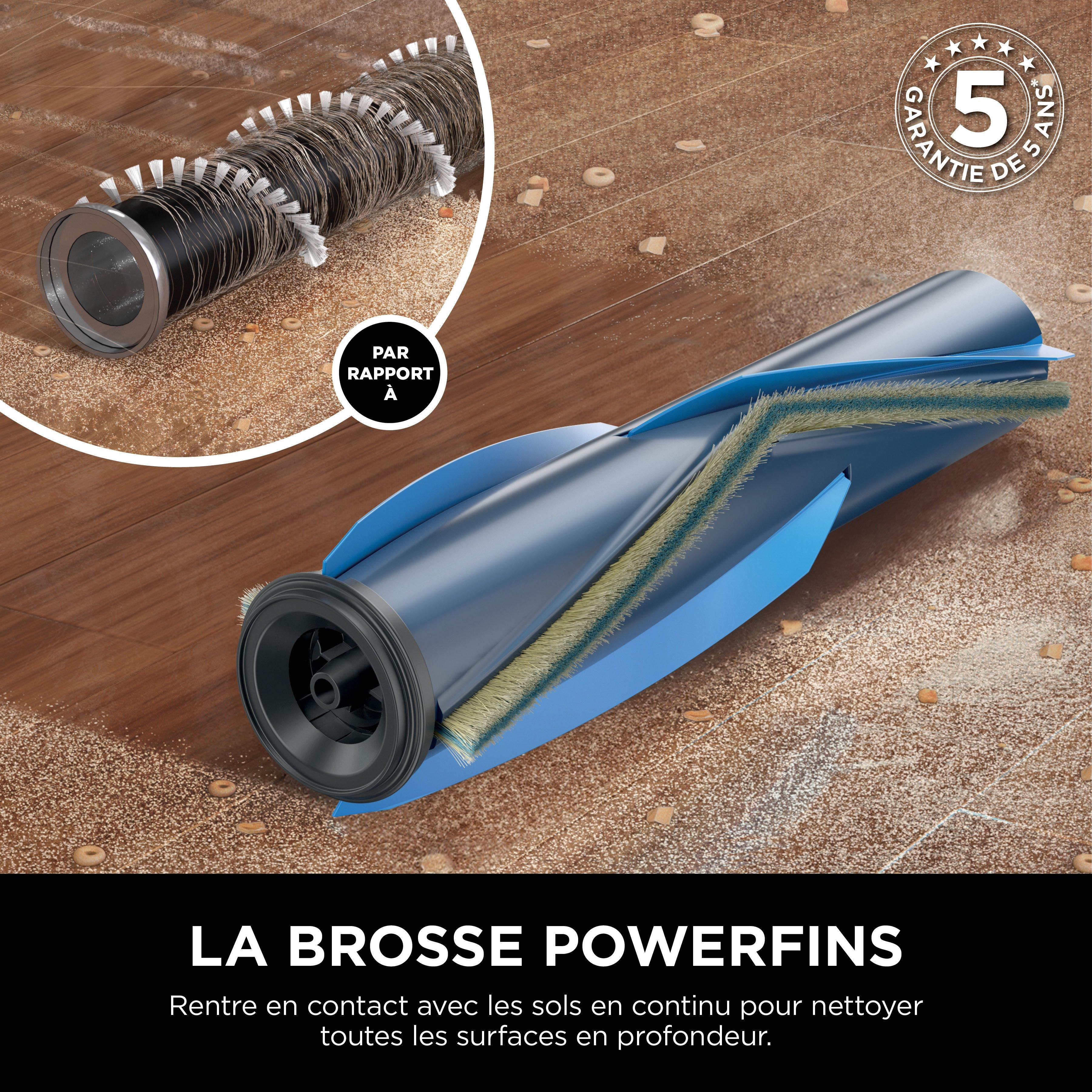 Voir la diapositive 7 : SHARK Aspirateur balai IZ380EU - Bleu et blanc