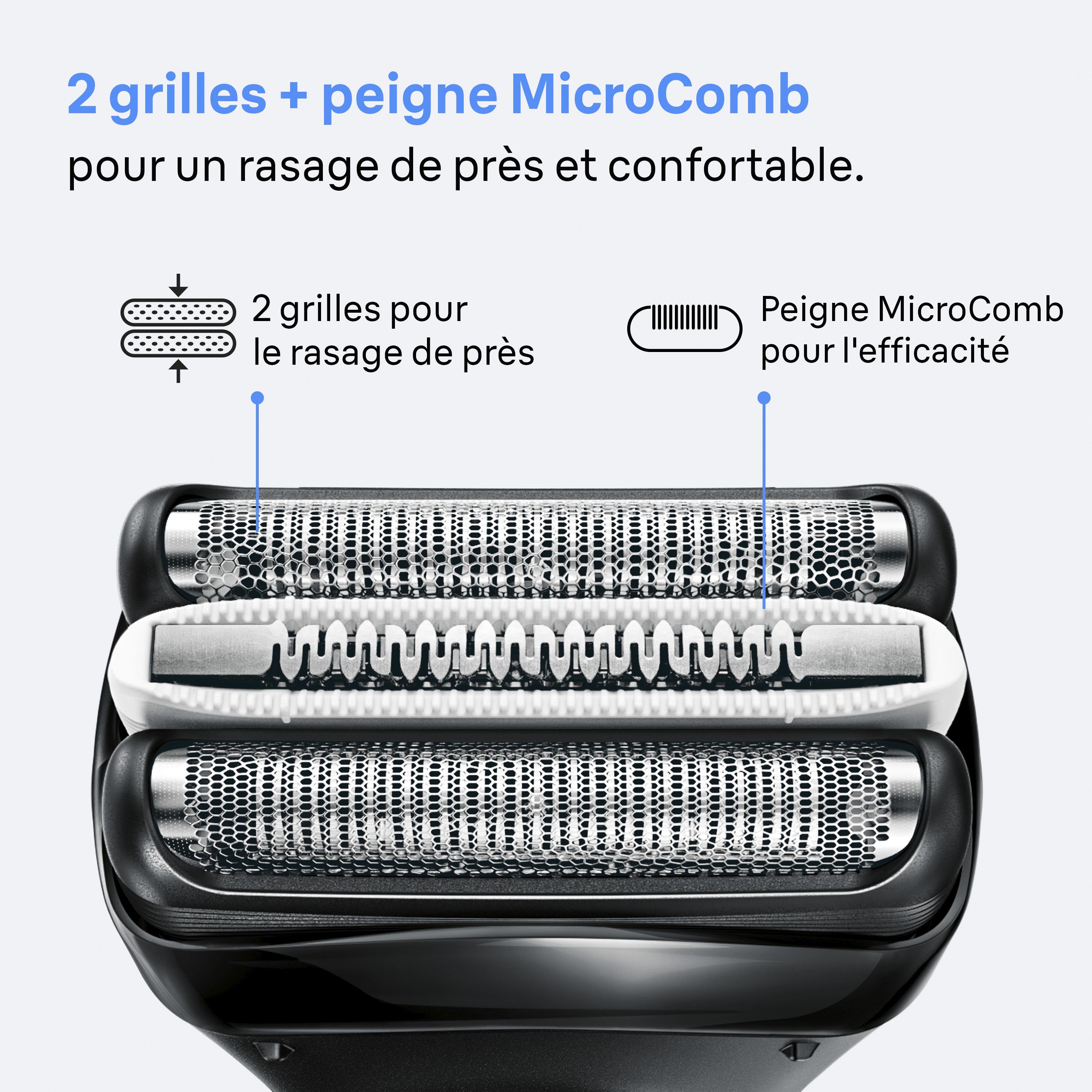 Voir la diapositive 3 : BRAUN Rasoir électrique S3000S - Gris