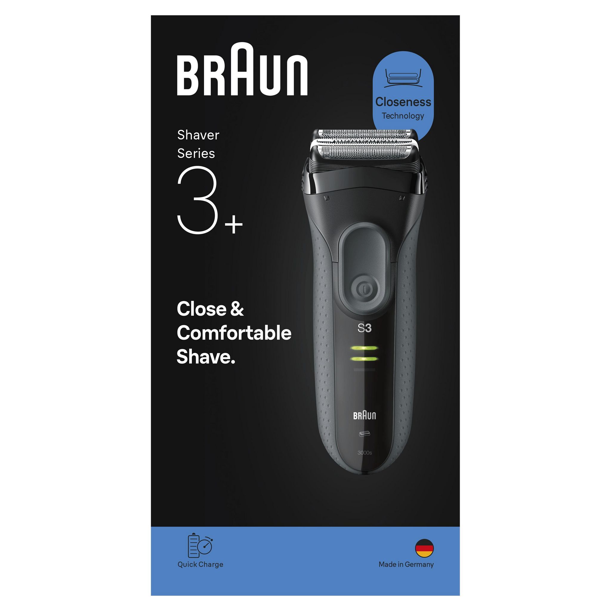 Voir la diapositive 7 : BRAUN Rasoir électrique S3000S - Gris