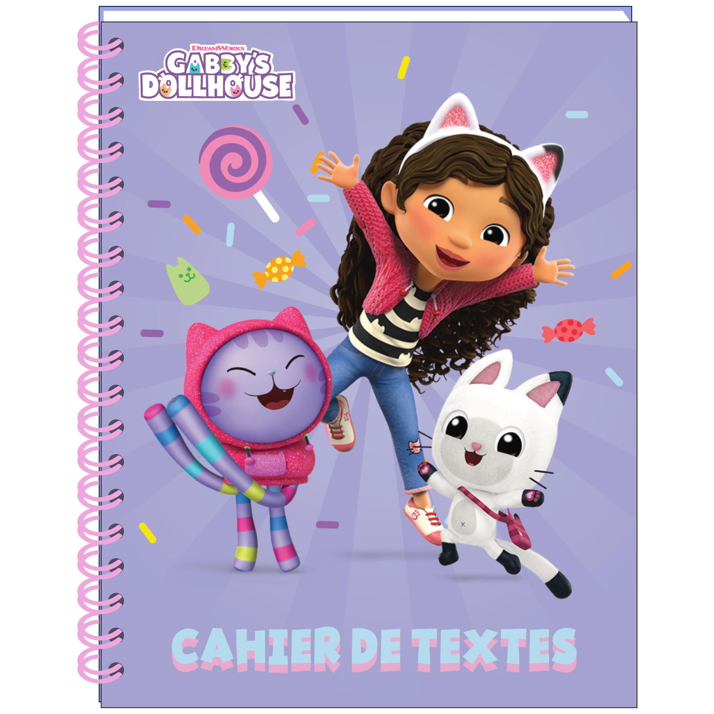 GABBY'S DOLLHOUSE Cahier de texte Gabby