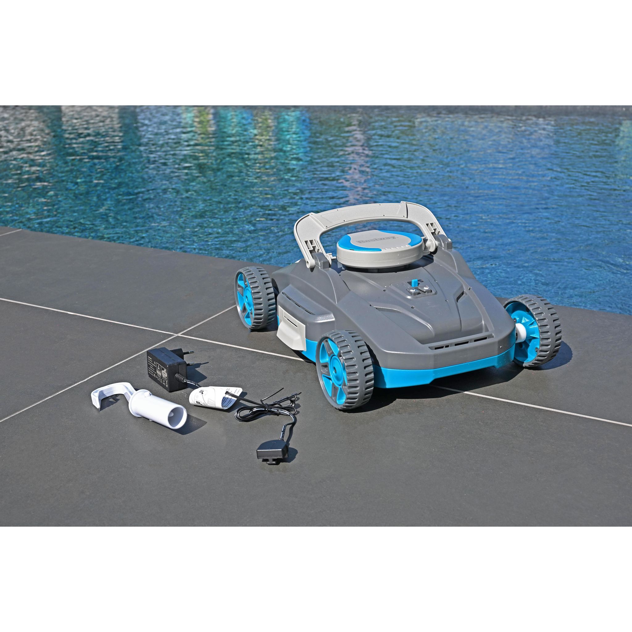 Voir la diapositive 2 : BESTWAY Robot piscine platine électrique jusque 20 m²