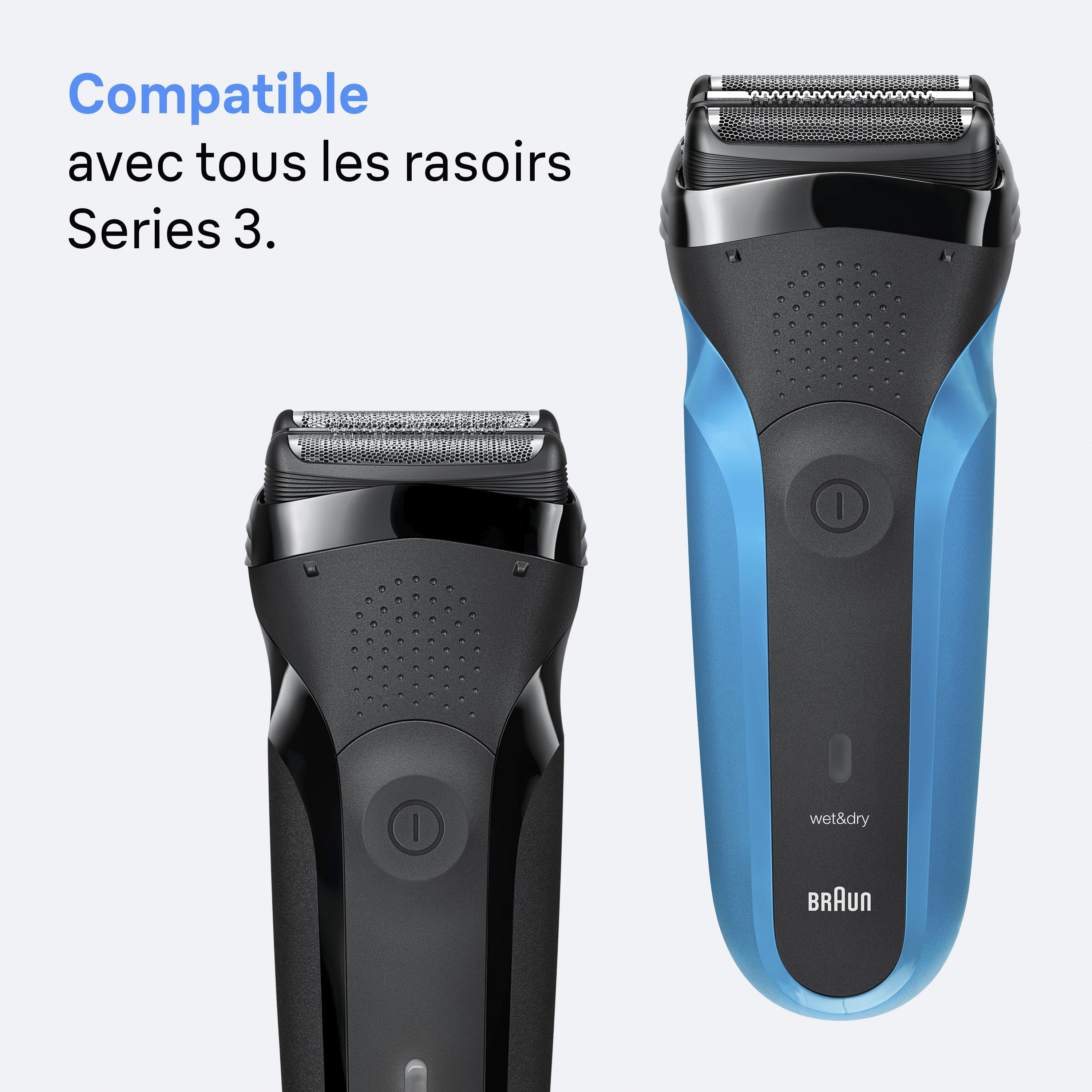 Voir la diapositive 5 : BRAUN Tête de rasoir 21B - Noir