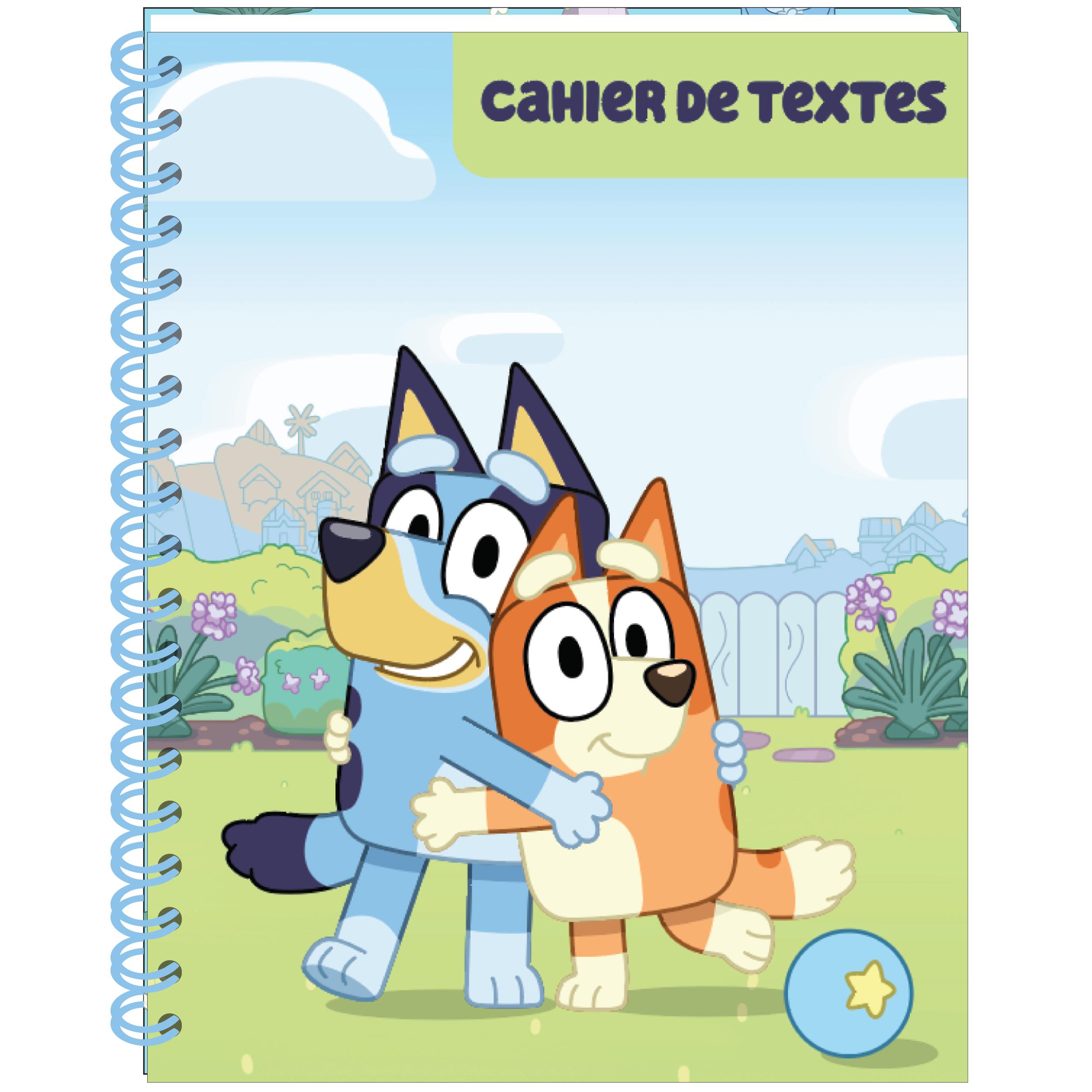 Cahier de texte Bluey