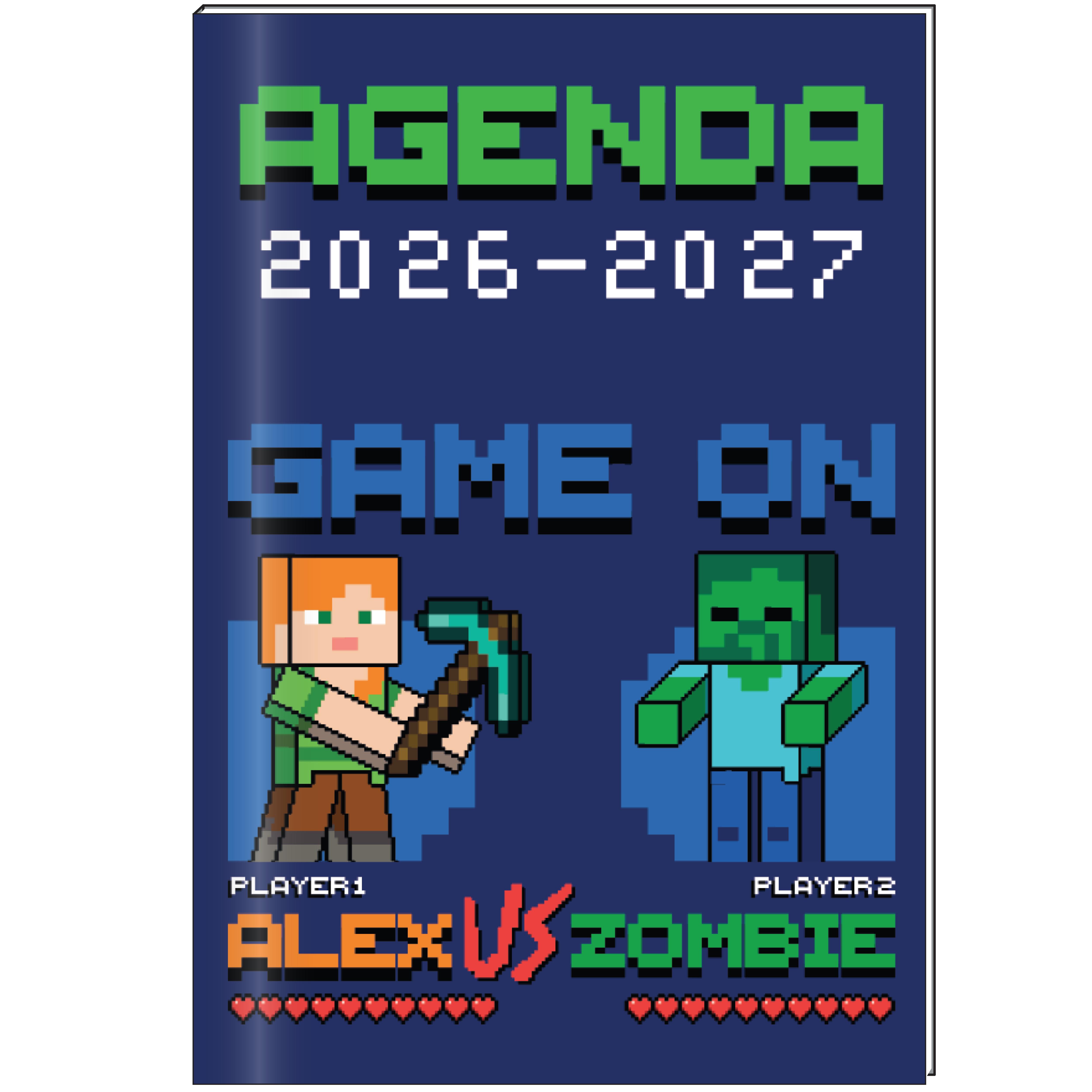 Agenda Minecraft Creeper - 12x17cm