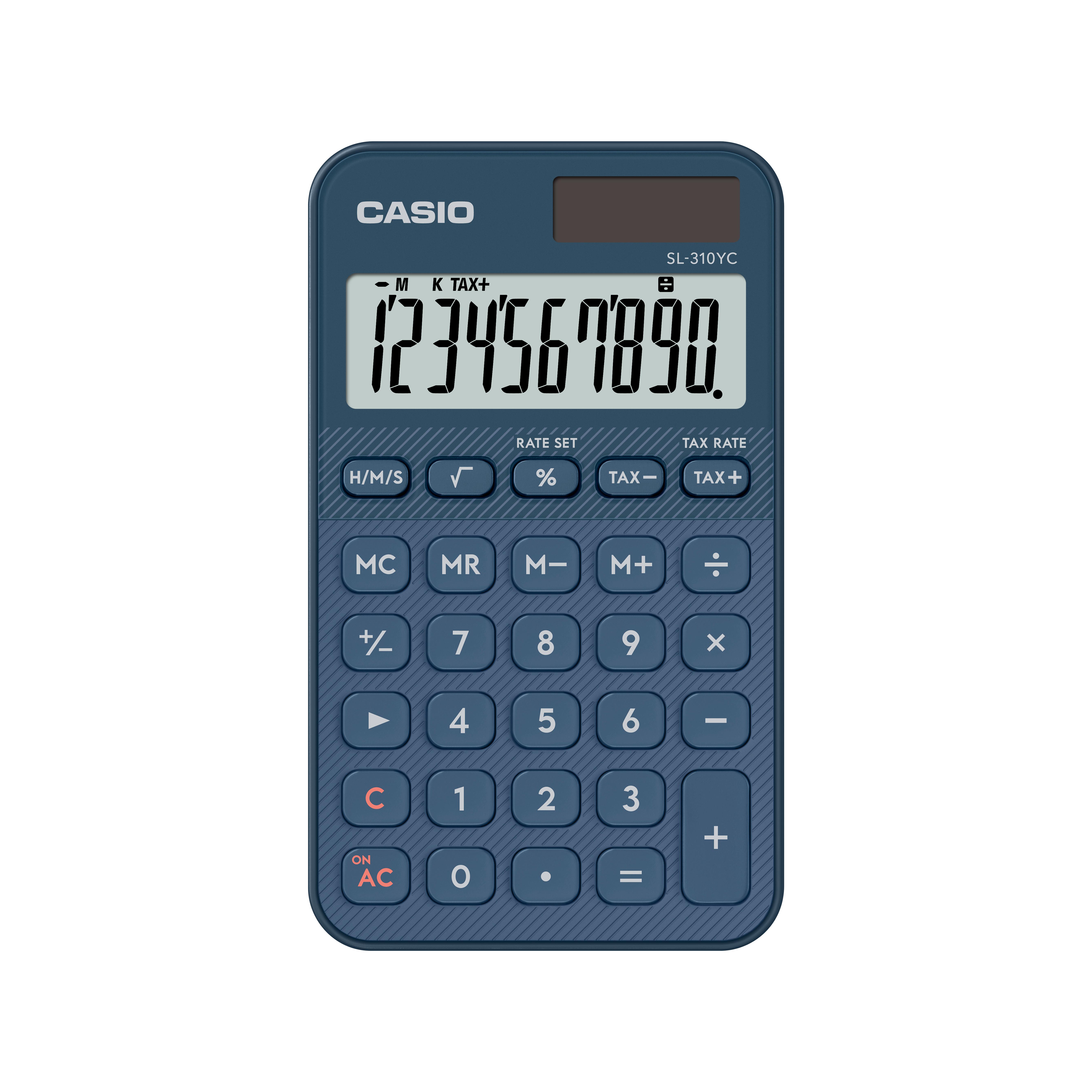 CASIO Calculatrice arithmétique SL310 YC - Bleu