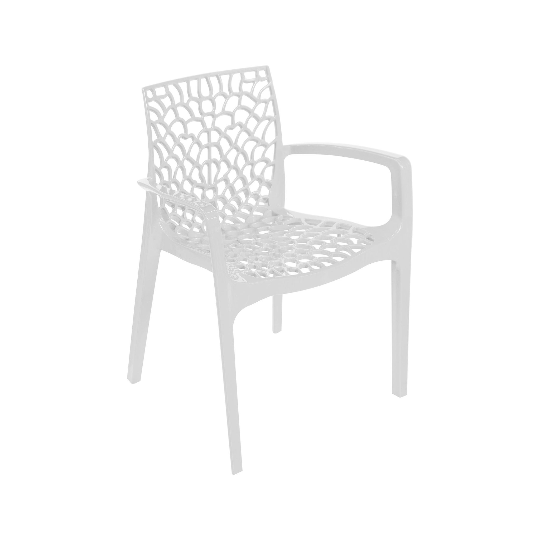 IGAPGRANDSOLEIL Fauteuil GRUVYER blanc