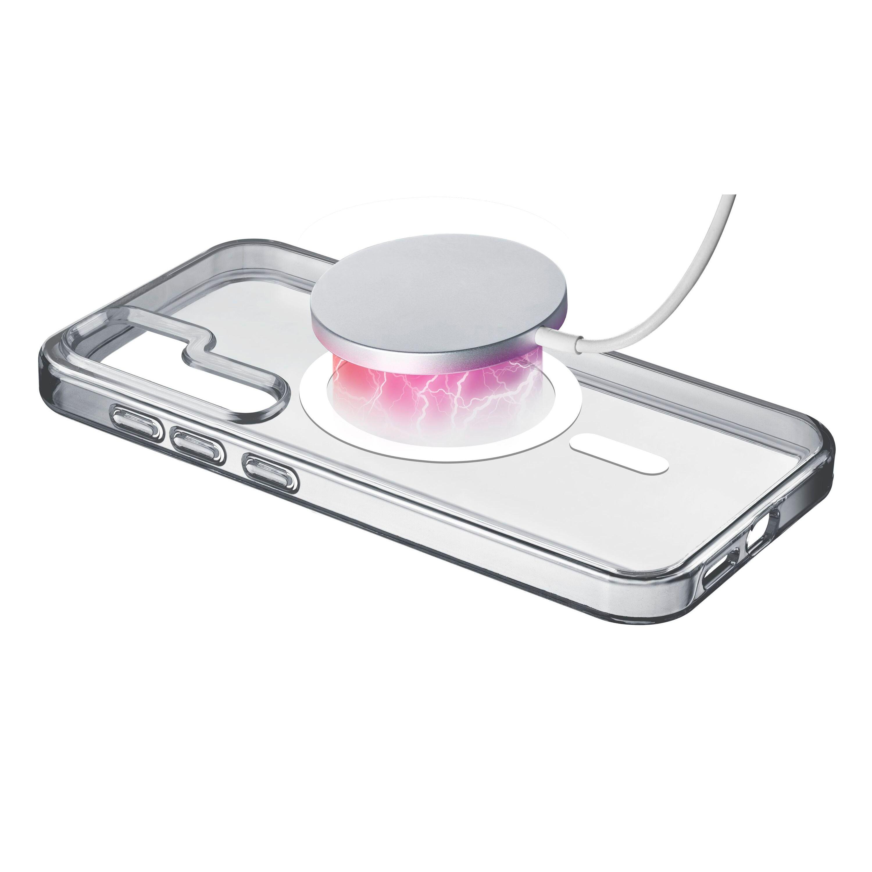 CELLULARLINE Coque Magsafe + Anneau pour Samsung Galaxy S25