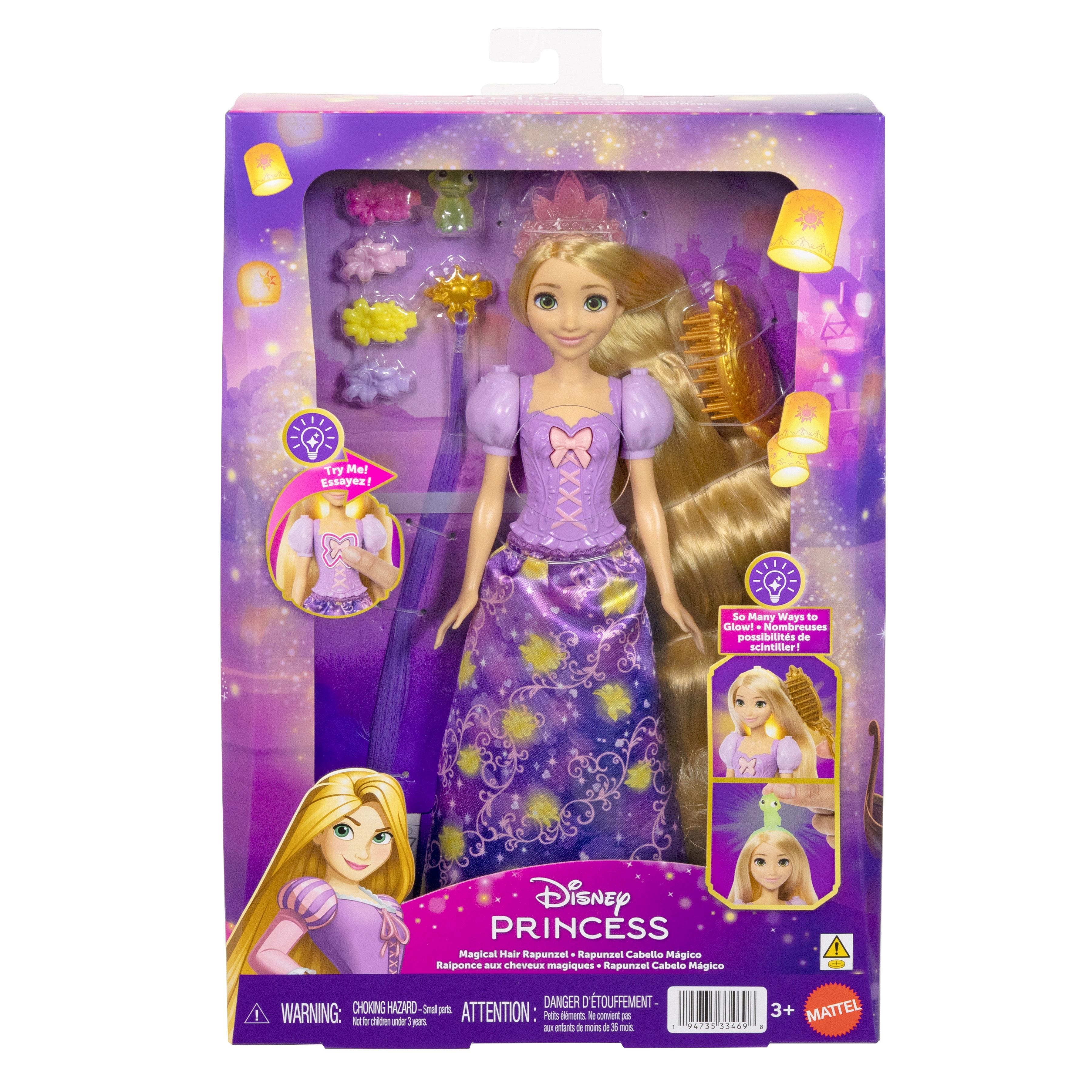 MATTEL Poupée Raiponce Chevelure fabuleuse