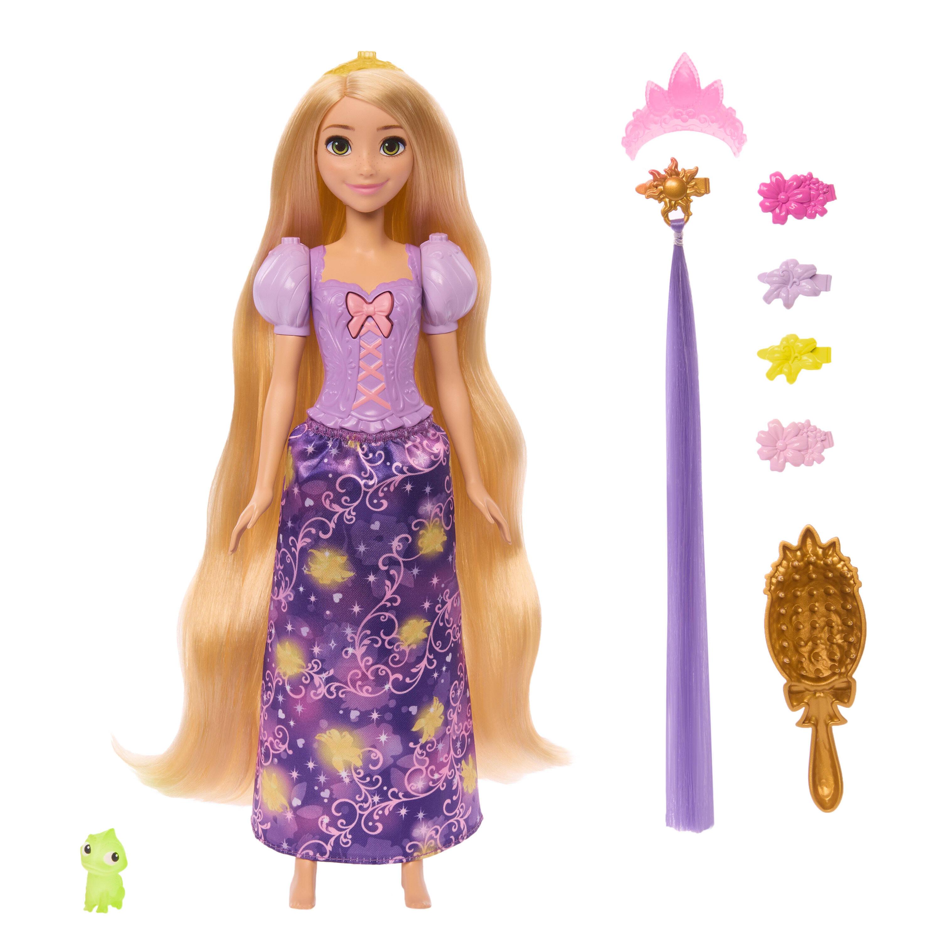 Voir la diapositive 2 : MATTEL Poupée Raiponce Chevelure fabuleuse