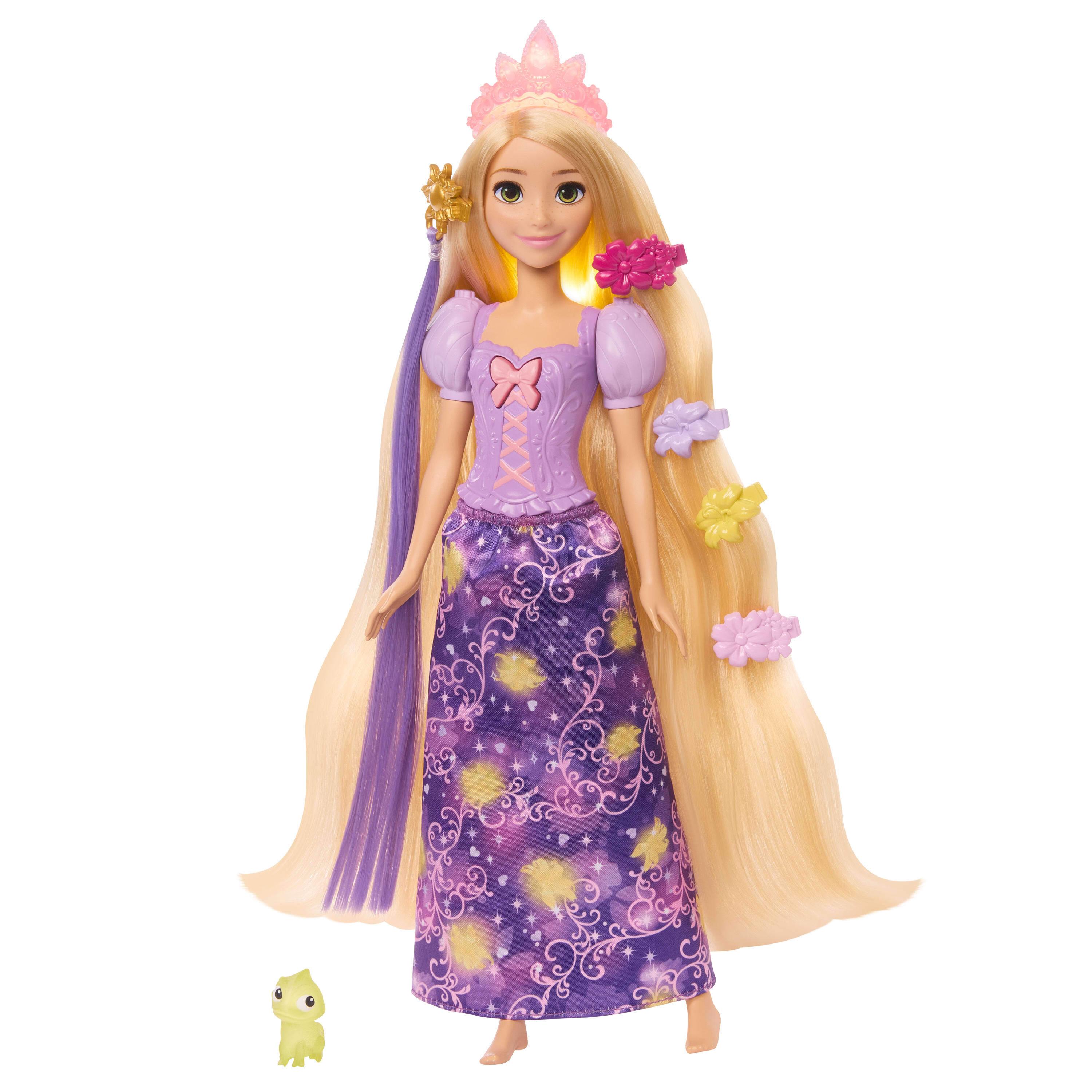 Voir la diapositive 3 : MATTEL Poupée Raiponce Chevelure fabuleuse