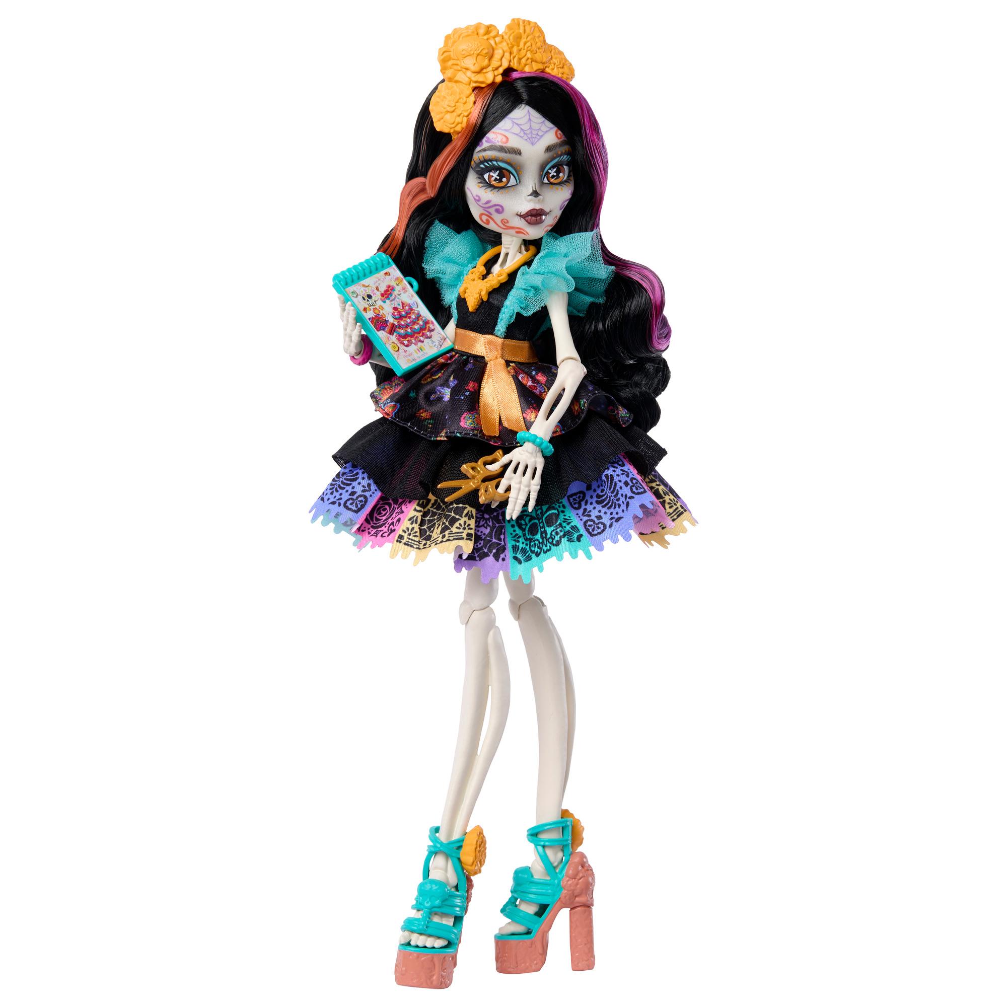 Voir la diapositive 5 : MATTEL Poupée Monster High Skelita Calaveras