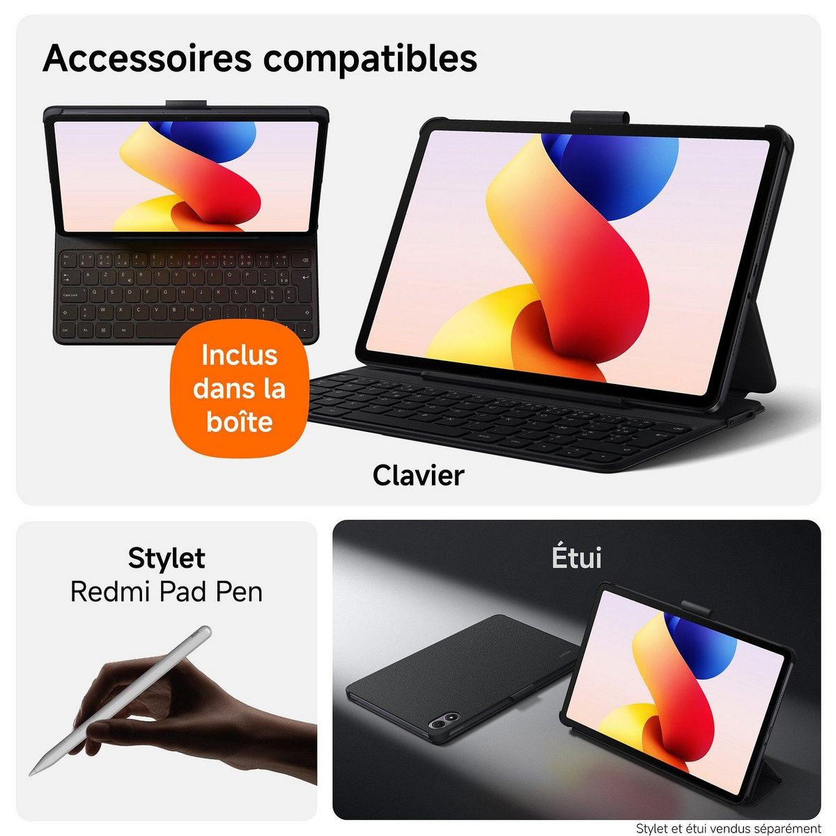 XIAOMI Tablette RedmiPad2 Pro 6 128Go+Clavier - Gris