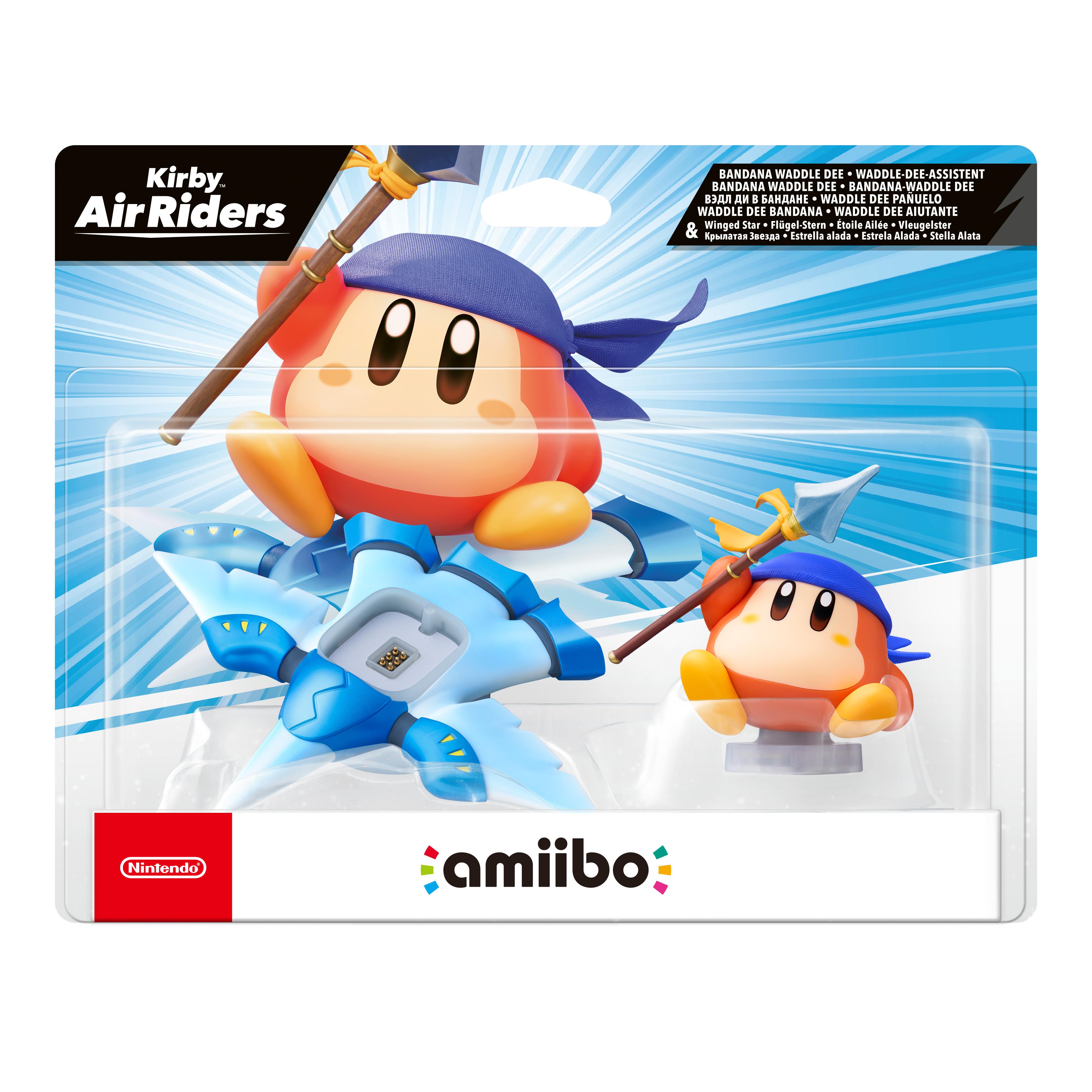 Voir la diapositive 2 : NINTENDO Figurine Amiibo Bandana Waddle Dee Et Etoile Ailée - Collection Kirby Air Ride