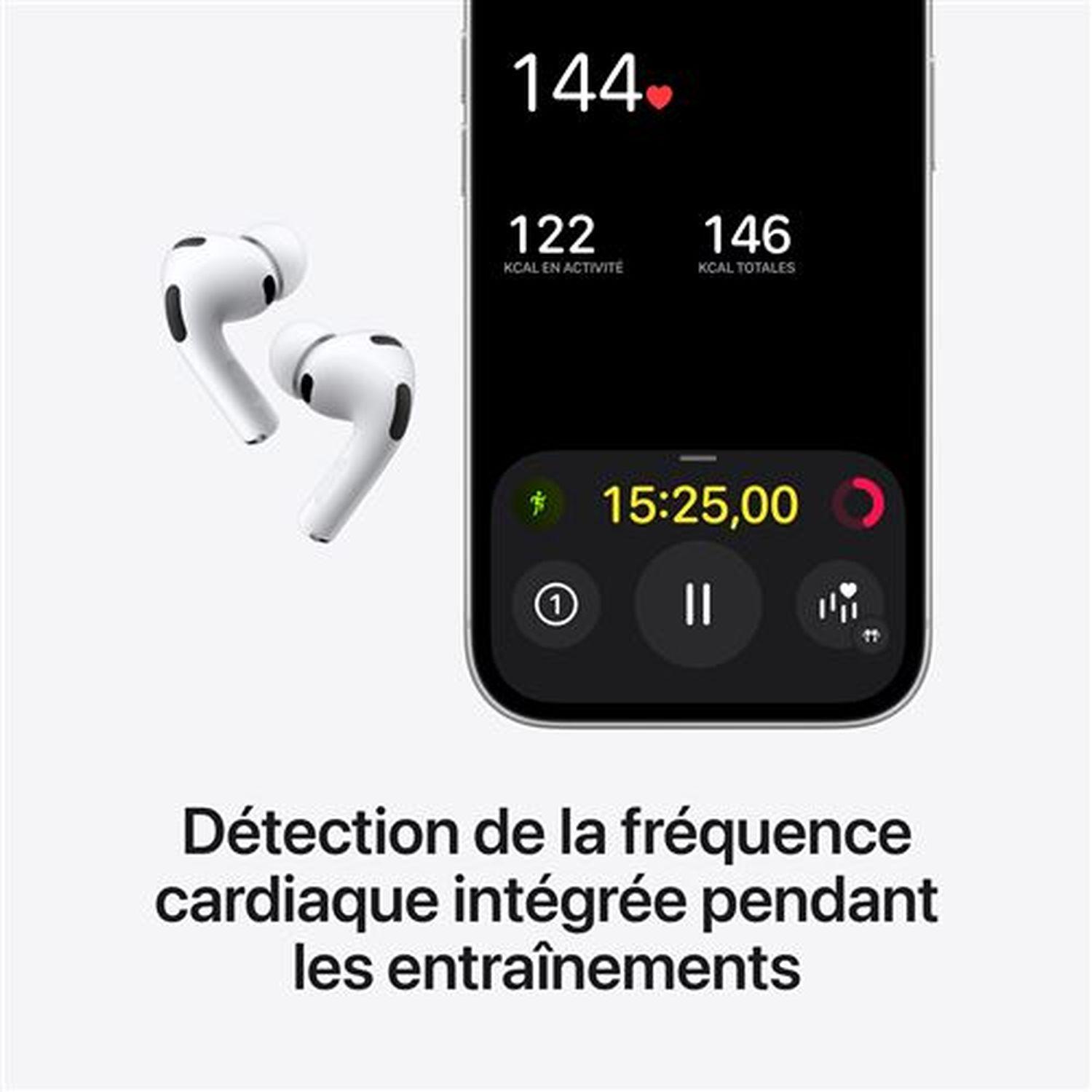 Voir la diapositive 4 : APPLE Ecouteurs Airpods Pro 3 - Blanc