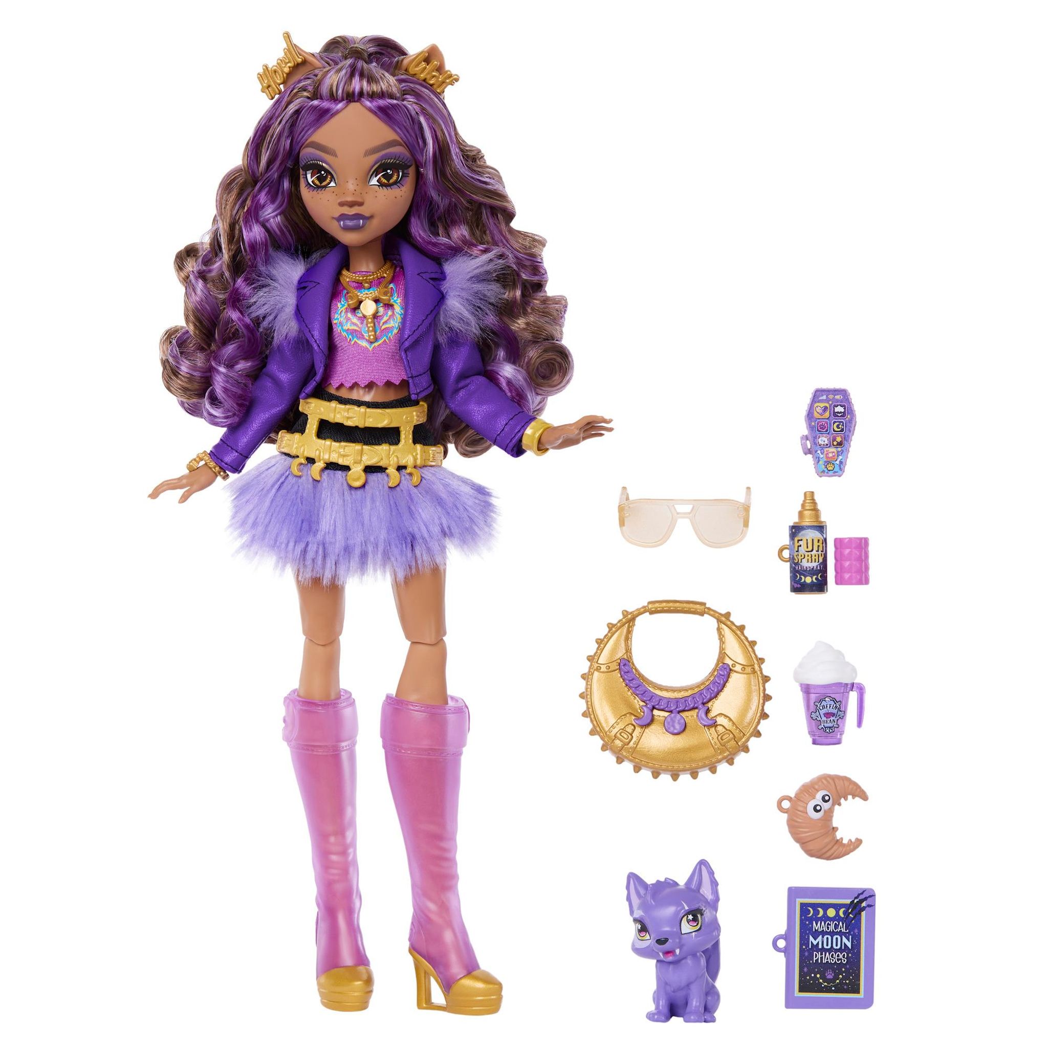 Voir la diapositive 3 : MATTEL Poupée Monster High Clawdeen Wolf