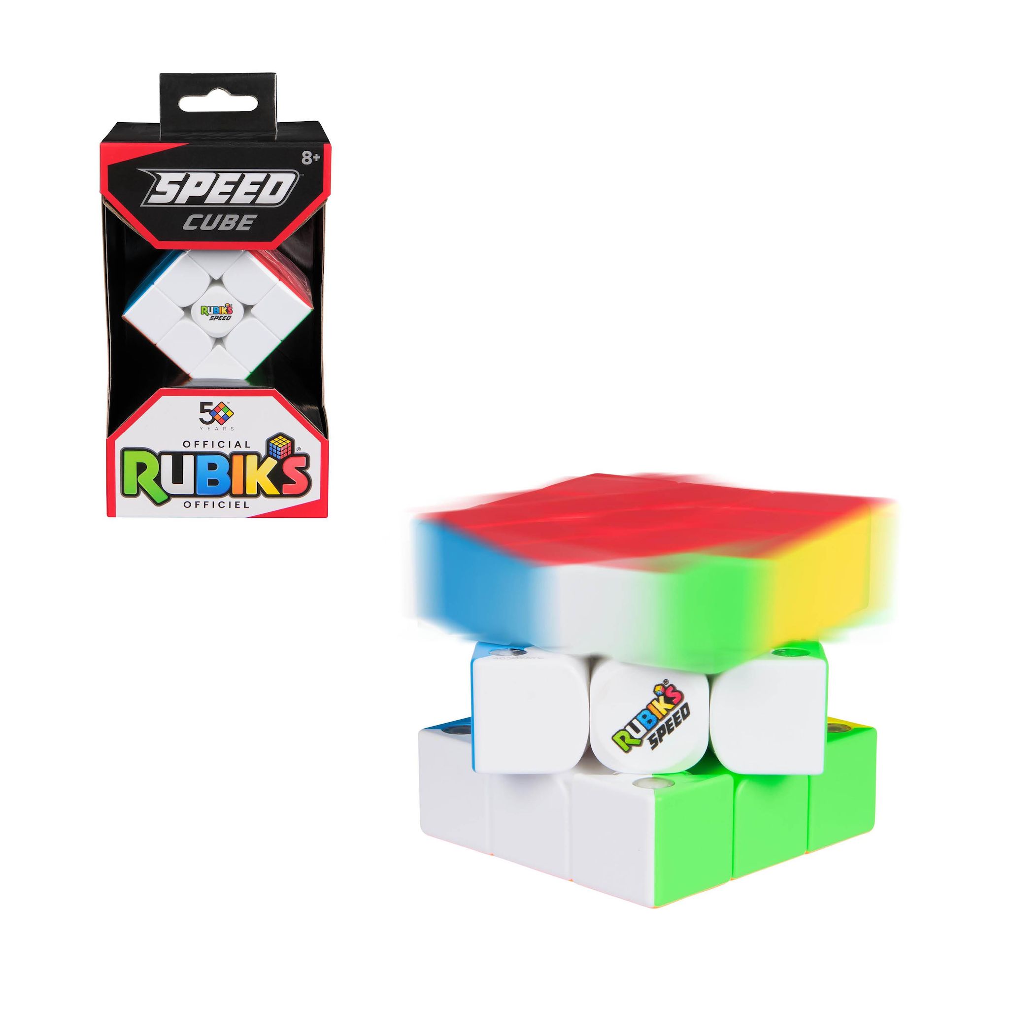 Voir la diapositive 2 : SPIN MASTER Rubiks cube Speed 33X3