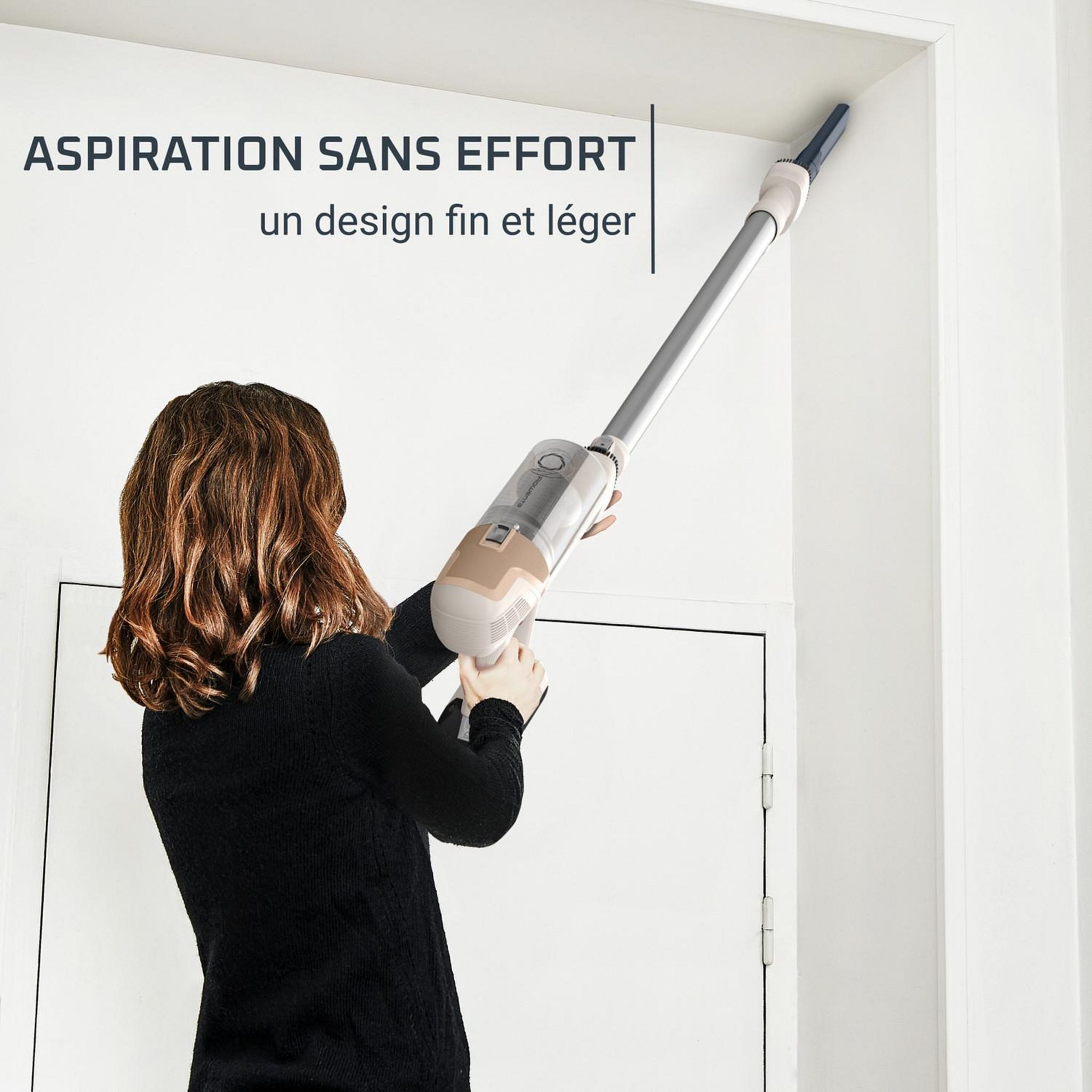 Voir la diapositive 5 : ROWENTA Aspirateur balai RH6830WO - Crème