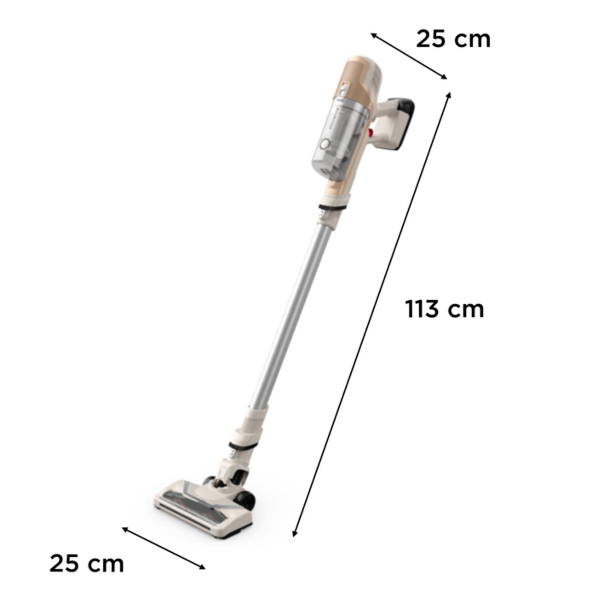 Voir la diapositive 6 : ROWENTA Aspirateur balai RH6830WO - Crème