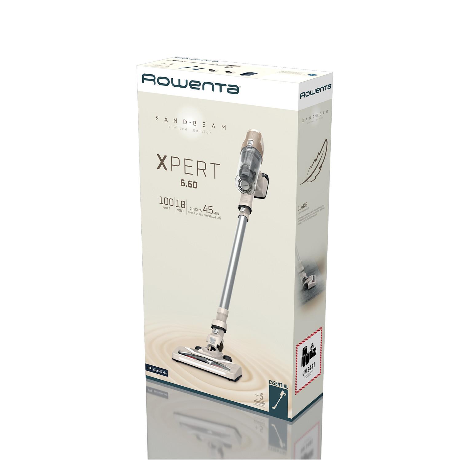 Voir la diapositive 7 : ROWENTA Aspirateur balai RH6830WO - Crème