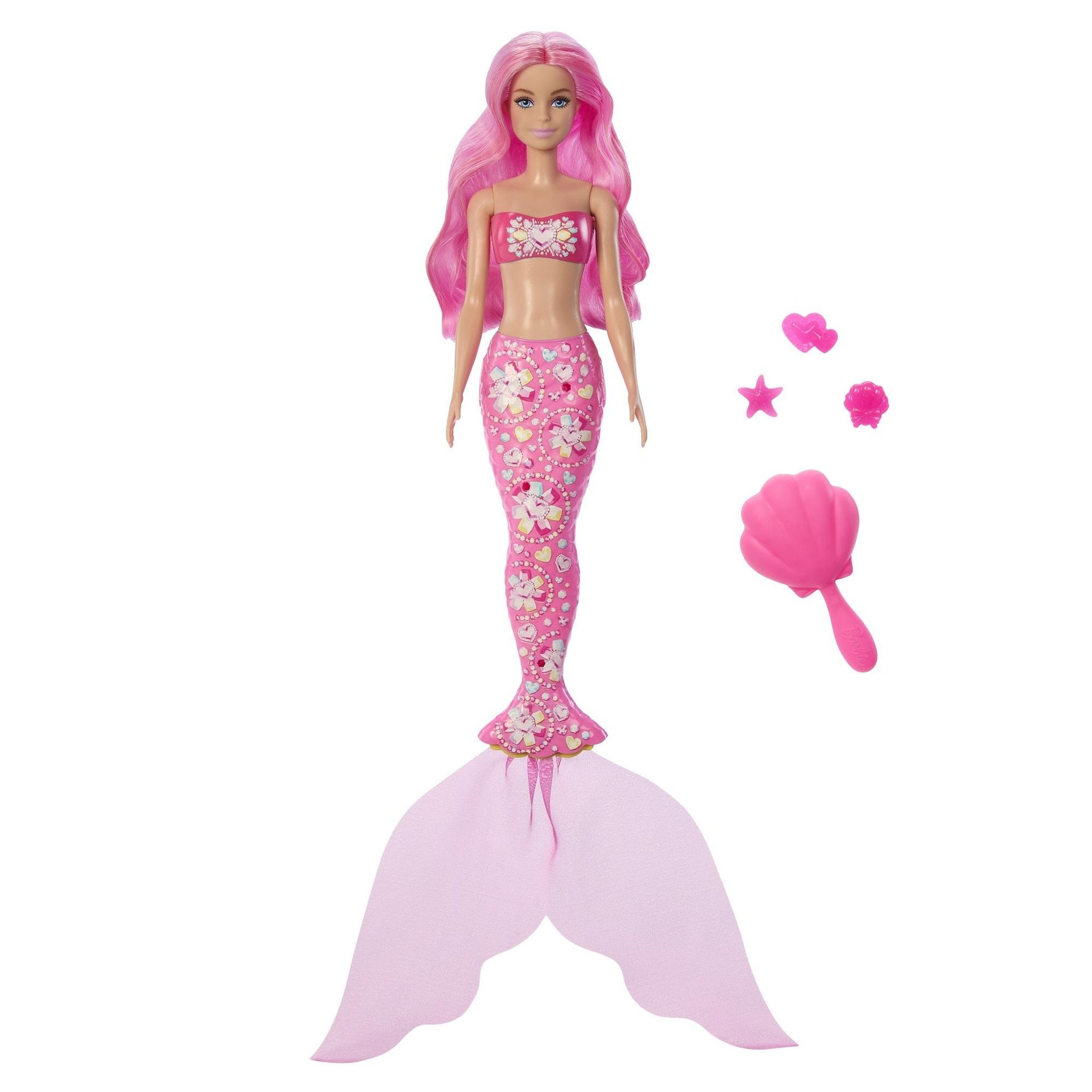 Voir la diapositive 5 : MATTEL Poupée Barbie Color Reveal Sirene