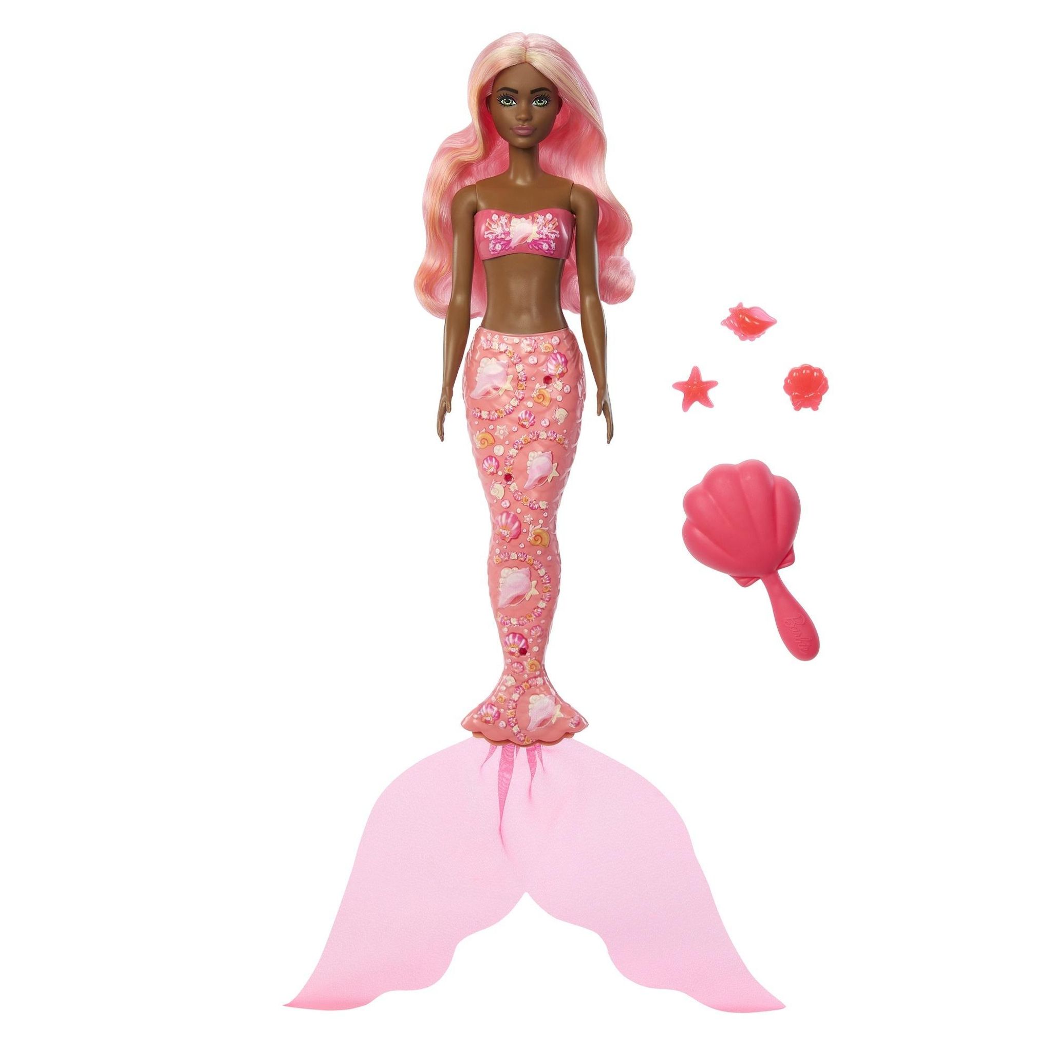 Voir la diapositive 8 : MATTEL Poupée Barbie Color Reveal Sirene
