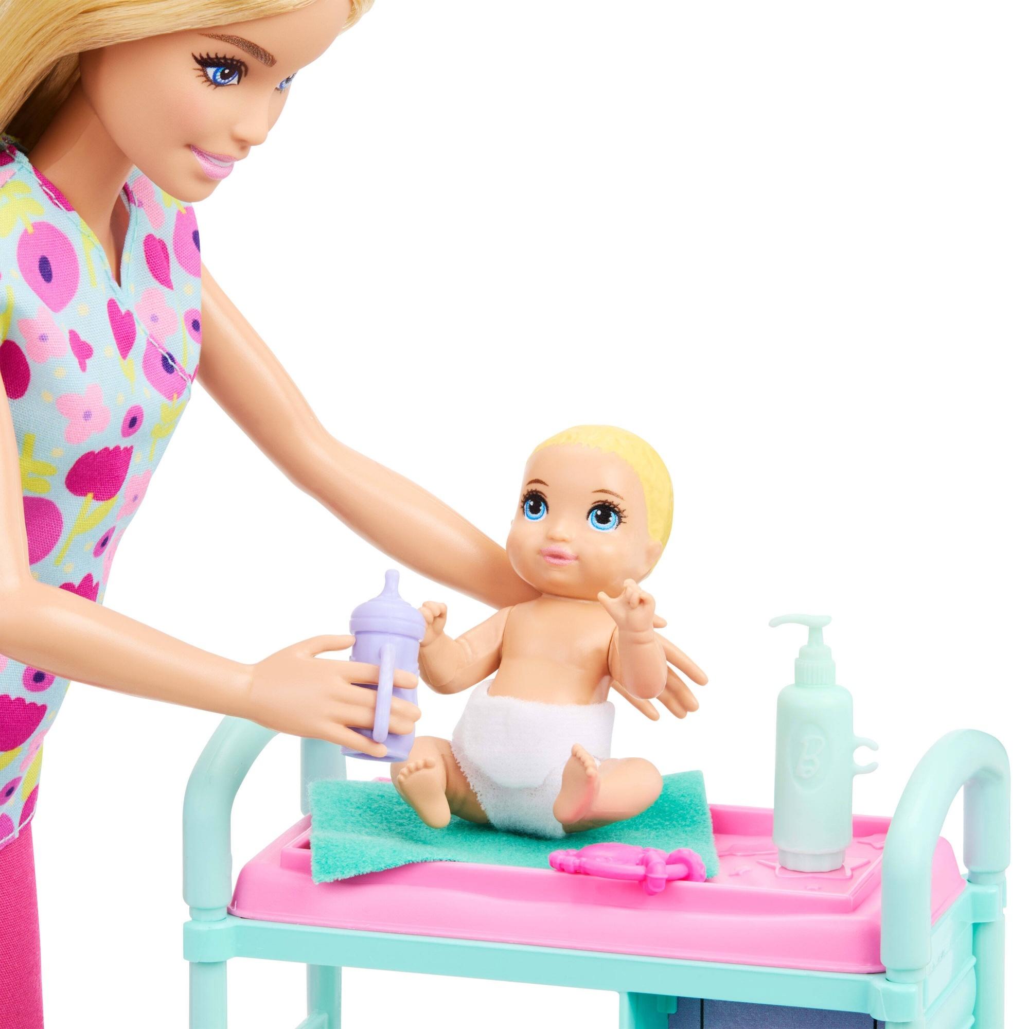 Voir la diapositive 5 : MATTEL Poupée Barbie coffret pédiatre