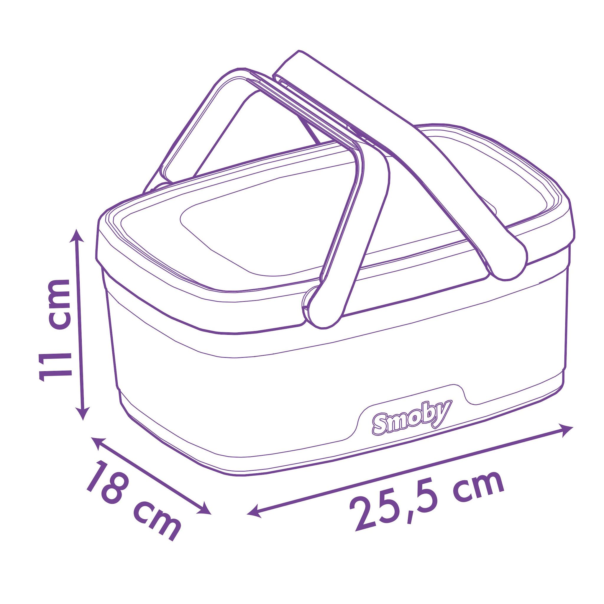 Voir la diapositive 4 : SMOBY Panier de pique nique Stitch
