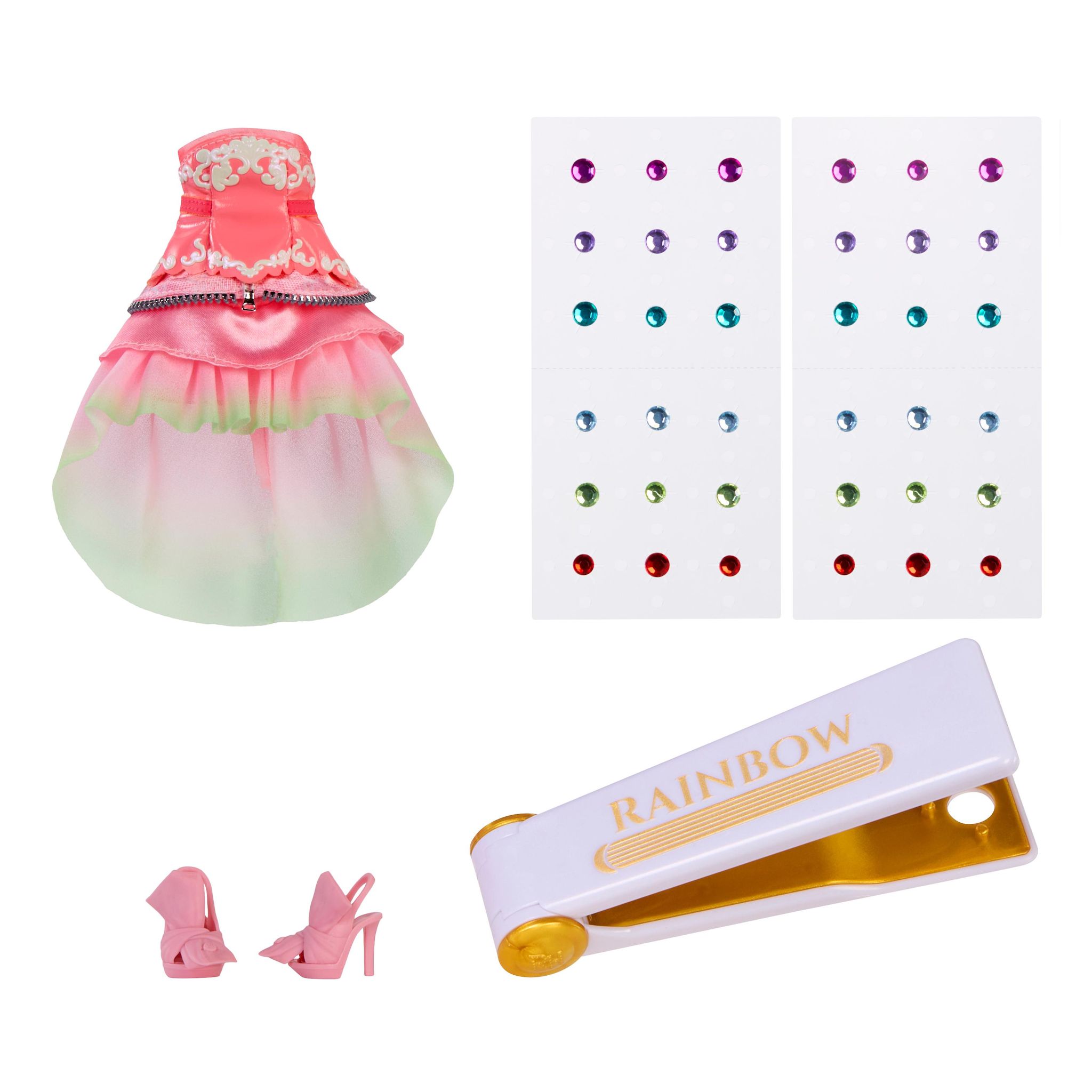 Voir la diapositive 3 : MGA Poupée Rainbow High Fashion - Rose