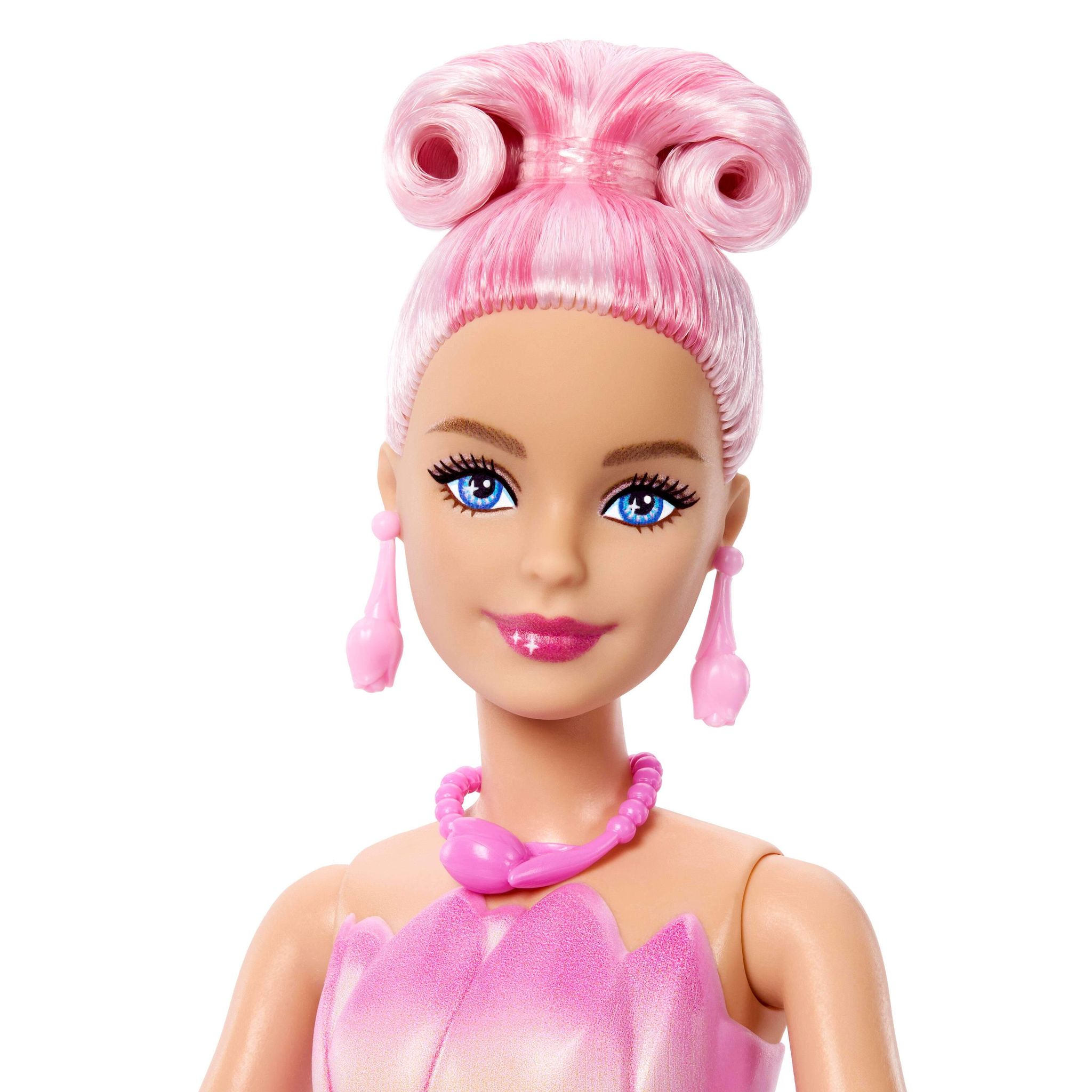 Voir la diapositive 4 : MATTEL Poupée Barbie Surprise Tulipe Rose