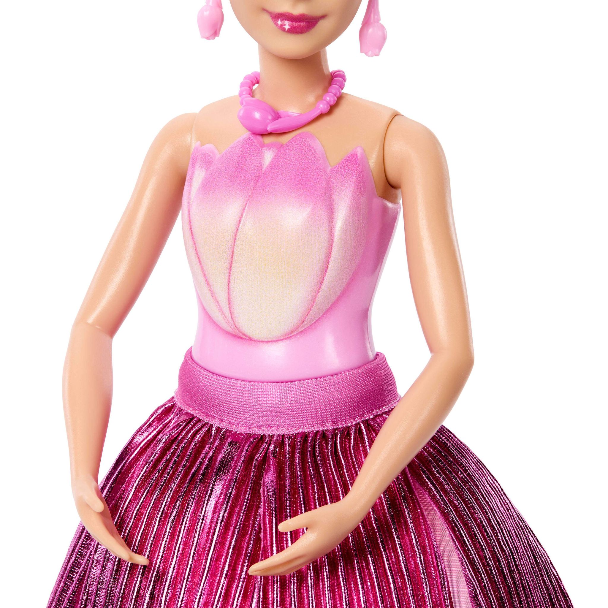 Voir la diapositive 5 : MATTEL Poupée Barbie Surprise Tulipe Rose