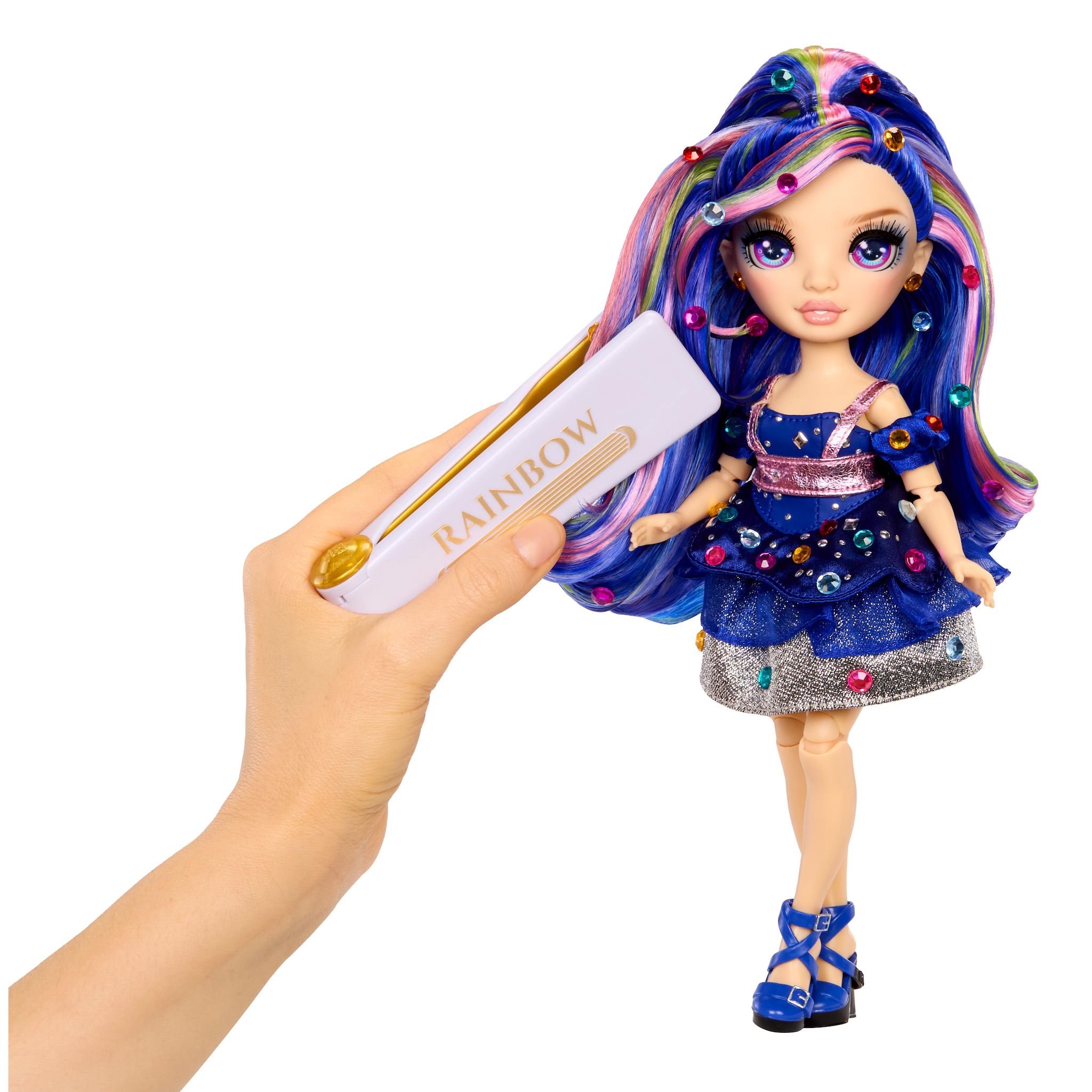 Voir la diapositive 2 : MGA Poupée Rainbow High Fashion - Bleu